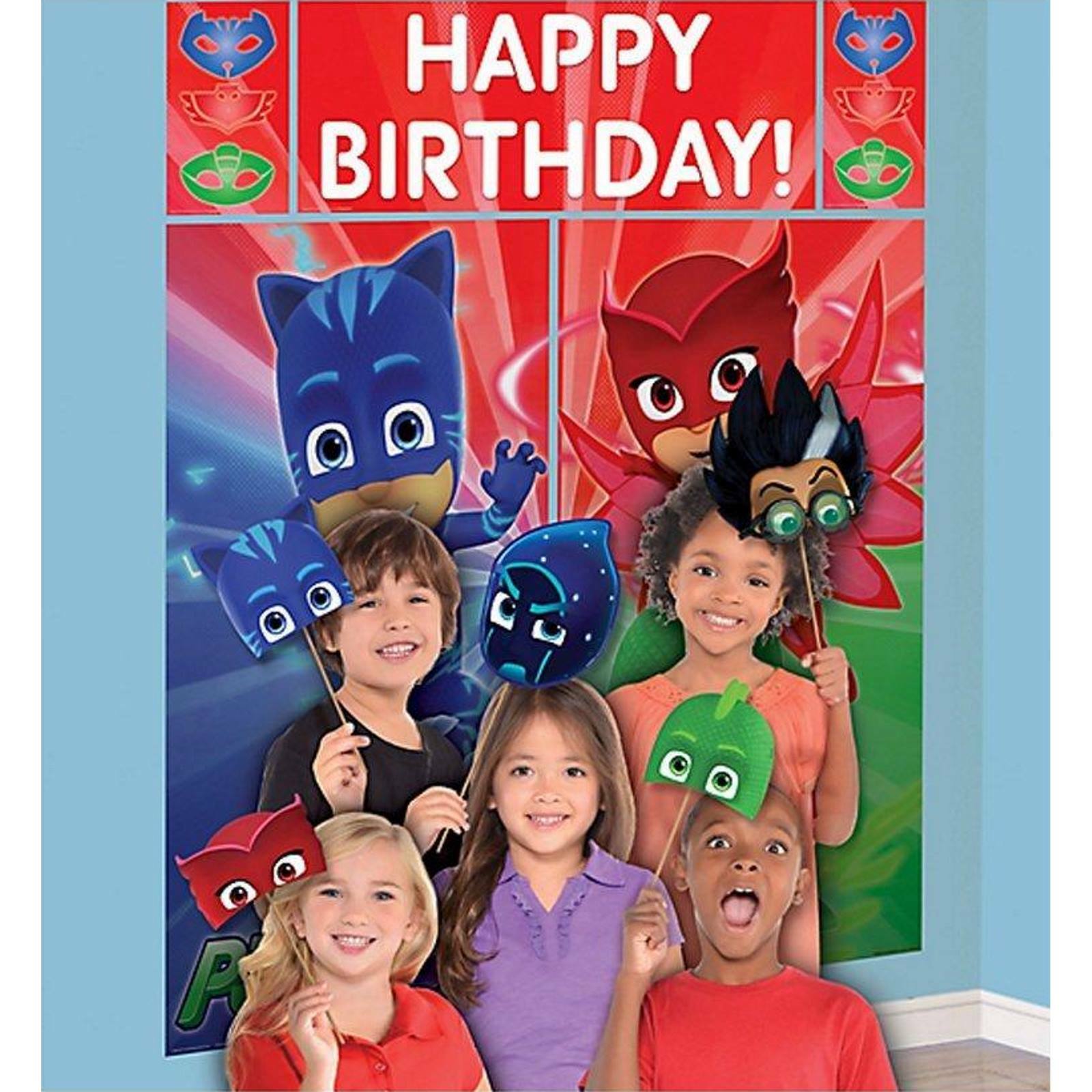 PJ Masks Scene Setter with Photo Props 