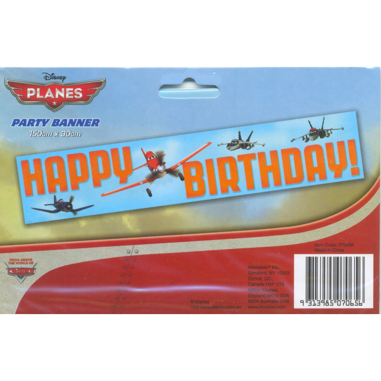 Disney Planes Happy Birthday Banner