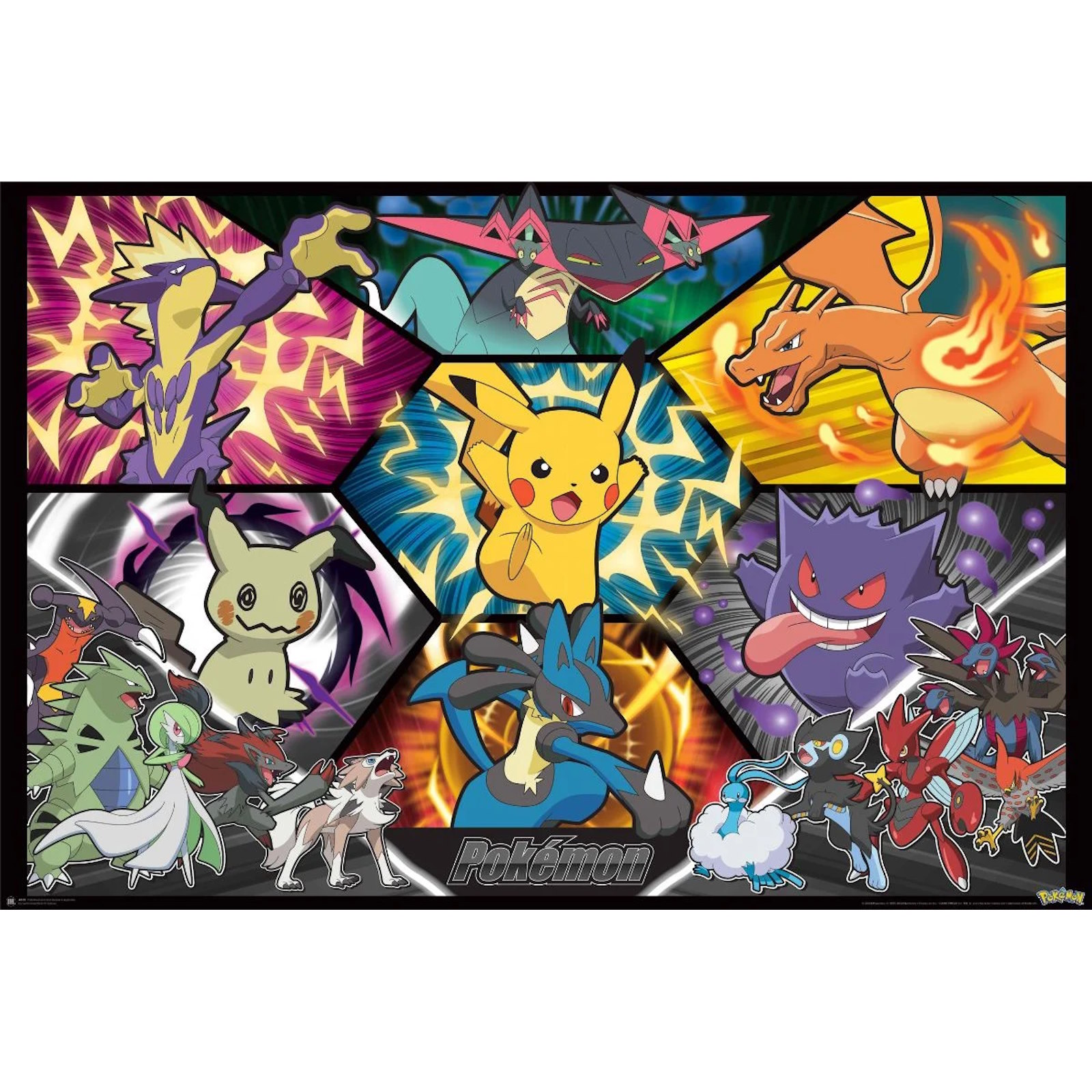 Pokemon Battle Poster