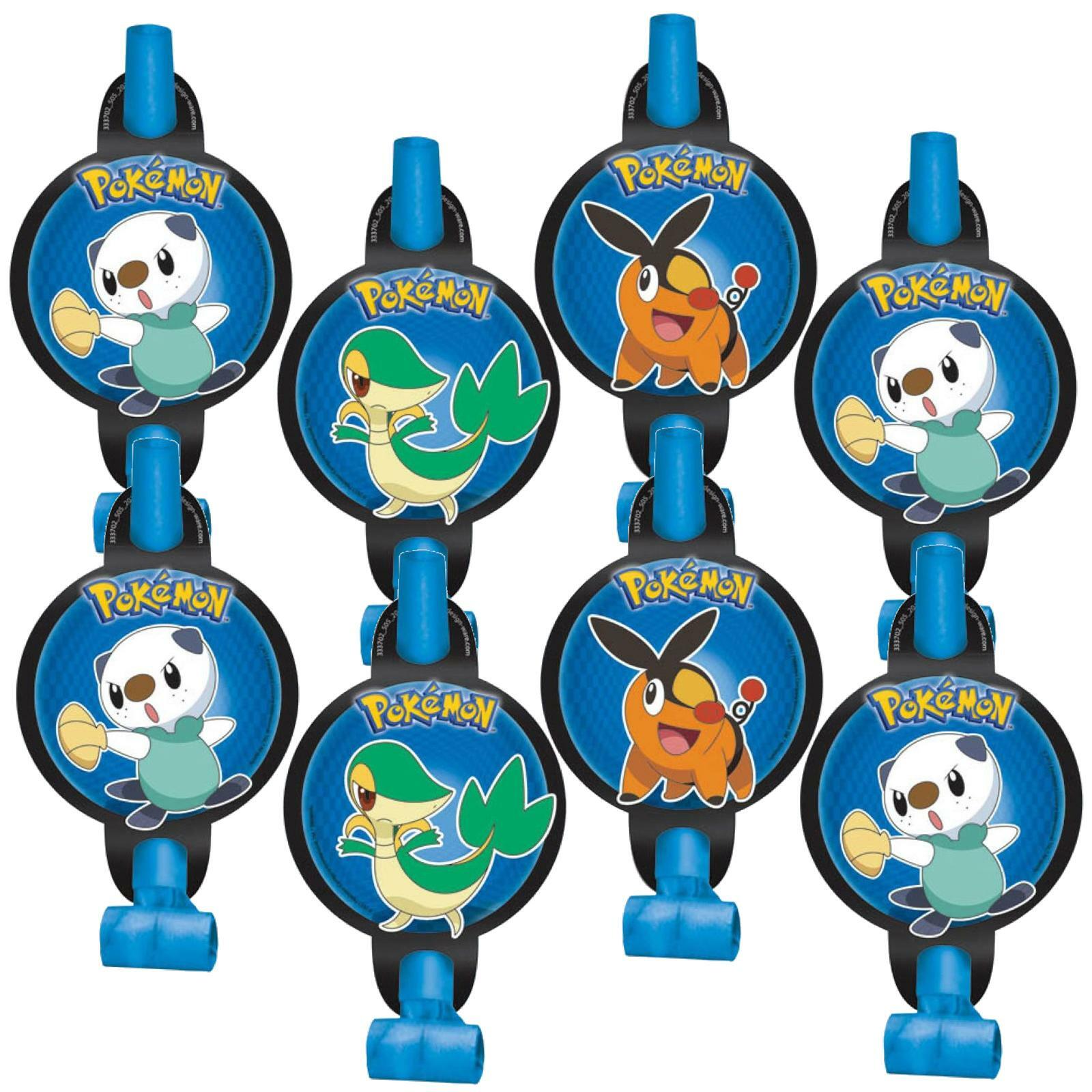 Pokemon Party Blowers (Pack of 8)