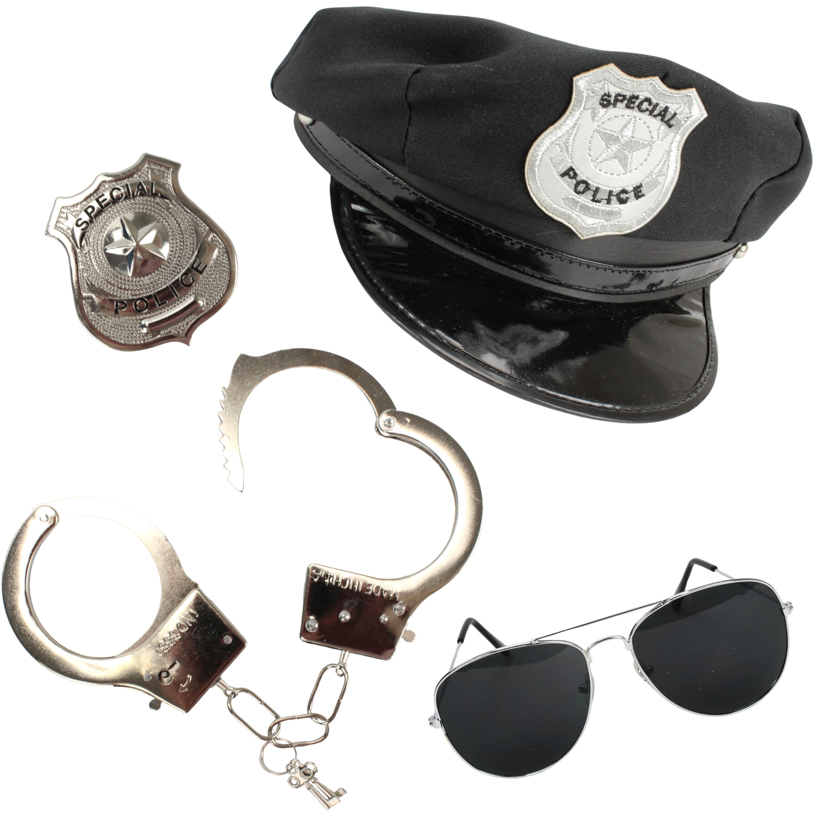 Police Officer Costume Accessory Set 