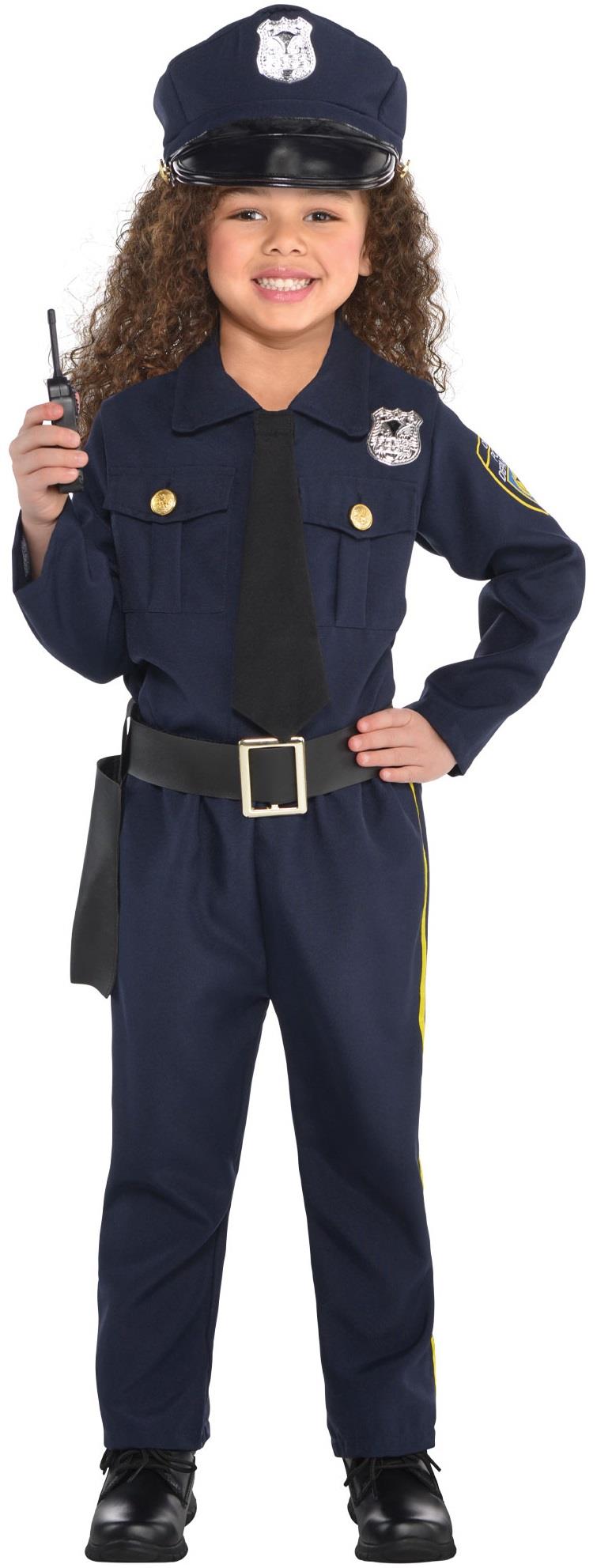 Police Officer Girl Child Costume
