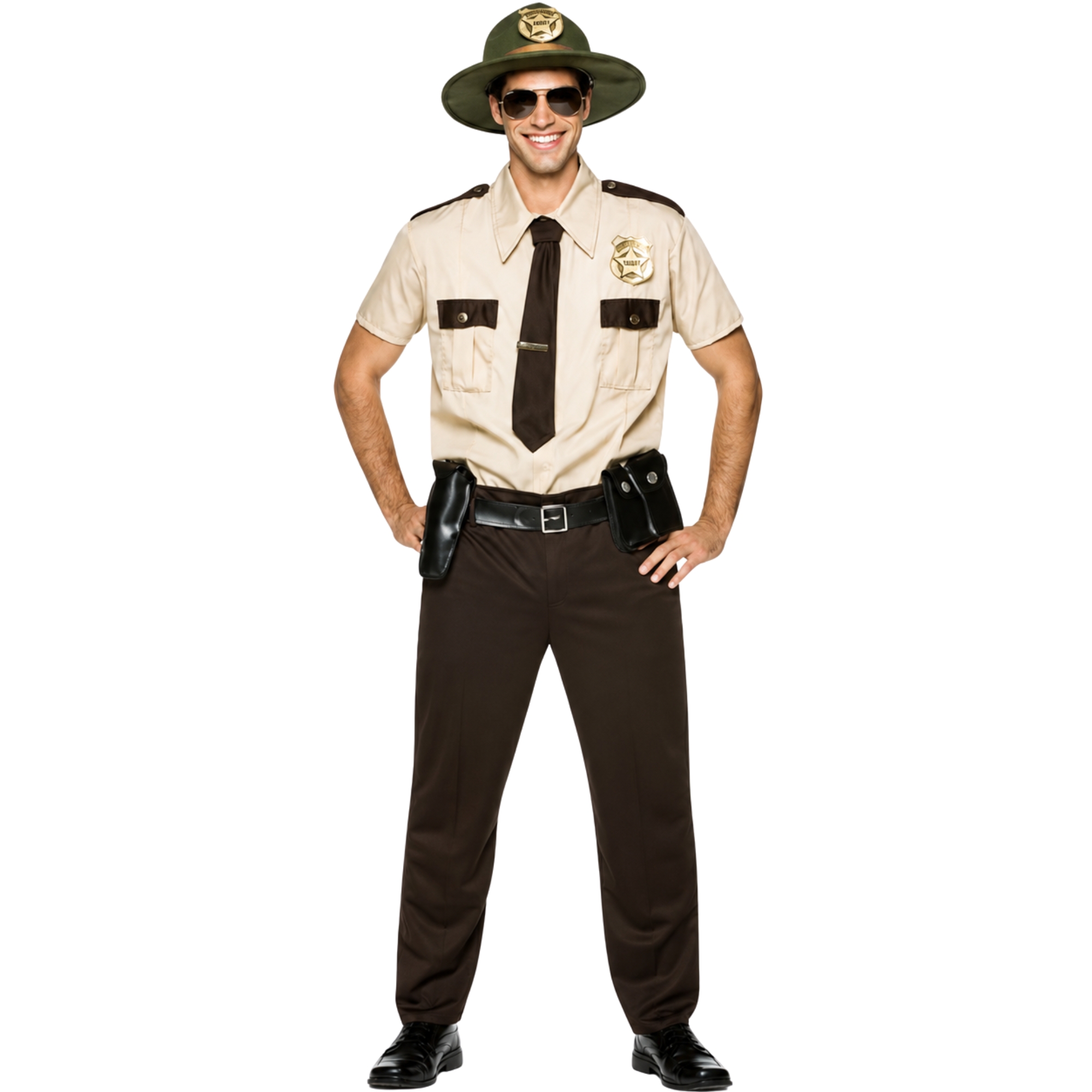 Adult State Trooper Police Costume One Size
