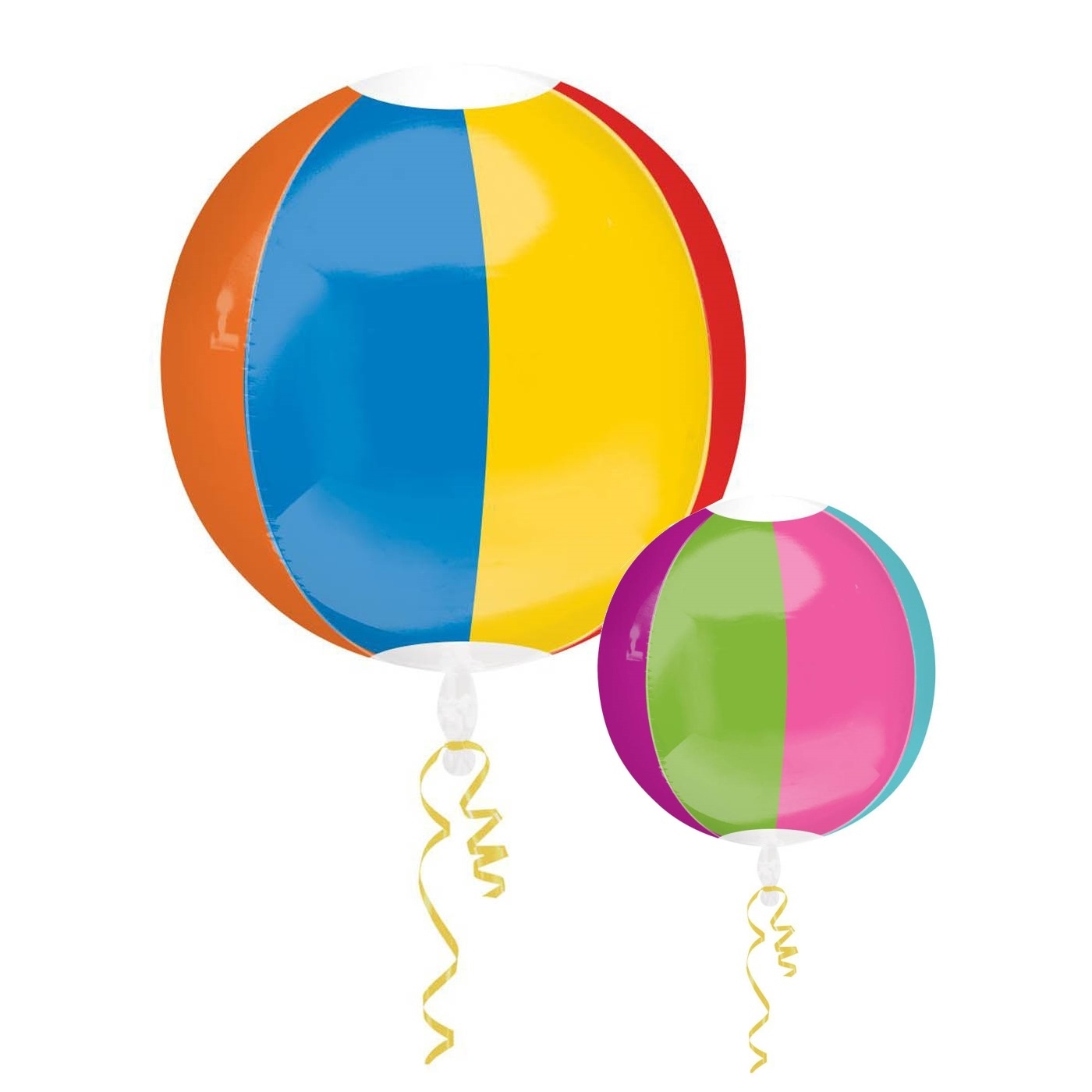 Orbz Beach Ball Helium Balloon