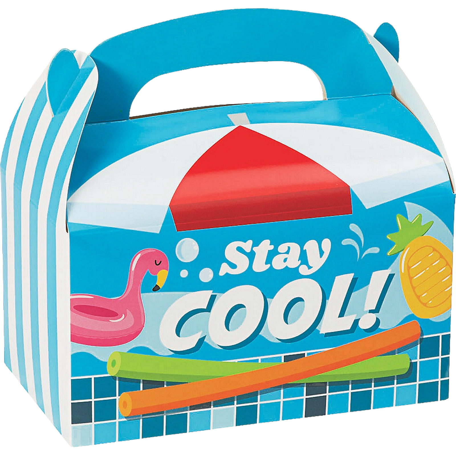 Summer Pool Party Lolly/Treat Boxes (Pack of 12)