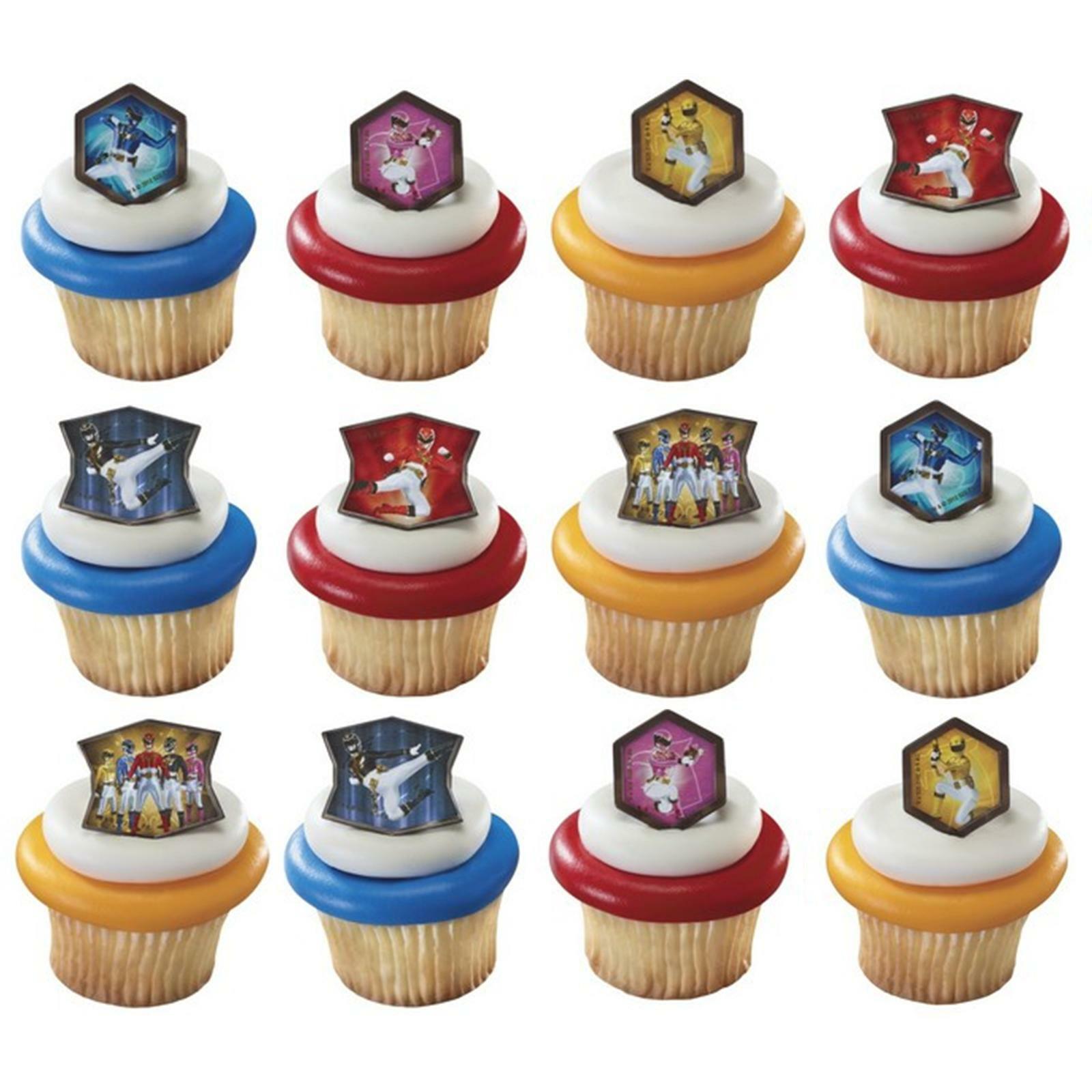 Power Rangers Mega Force Cupcake Rings (Pack of 12)