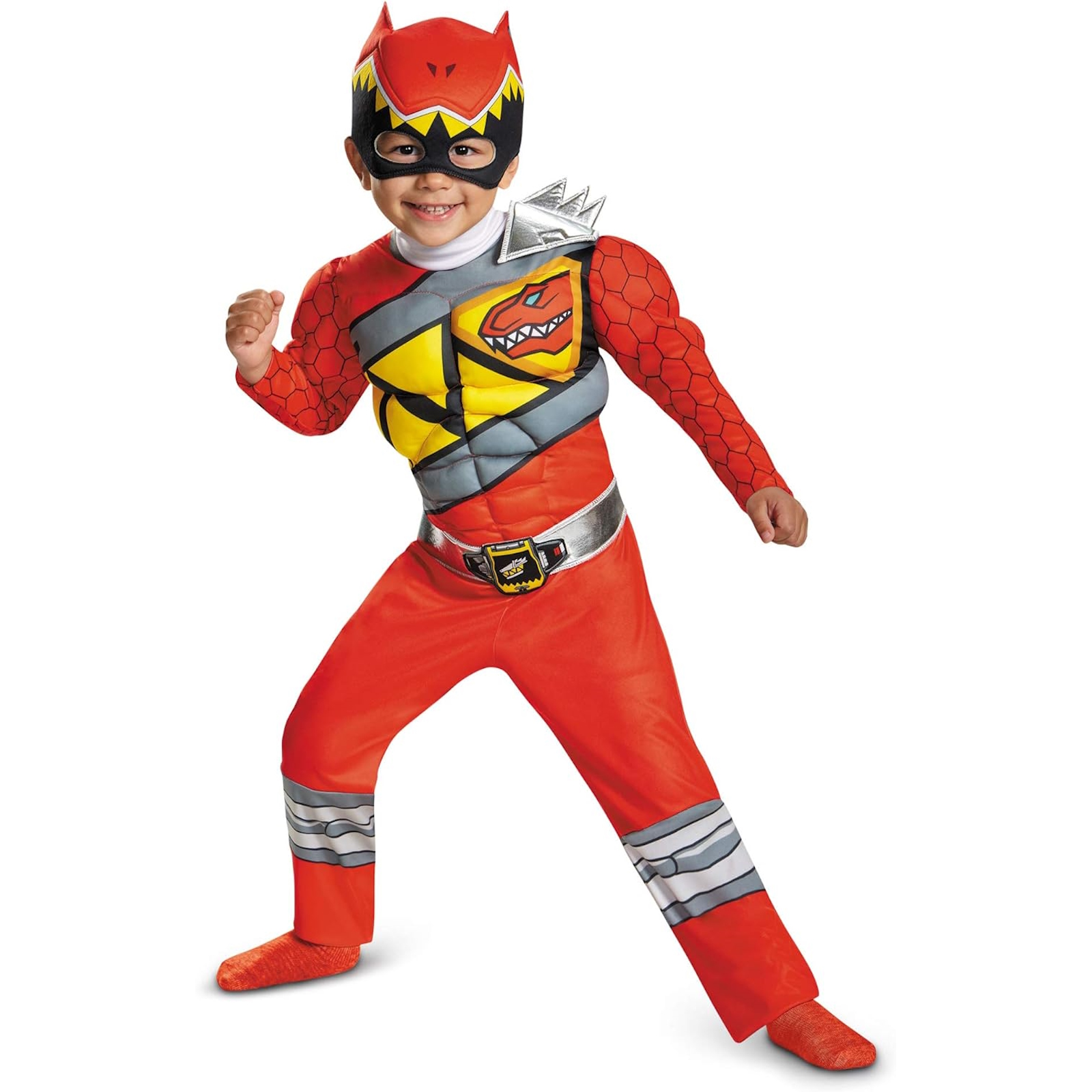 Power Rangers Dino Charge Red Ranger Muscle Toddler / Child Costume