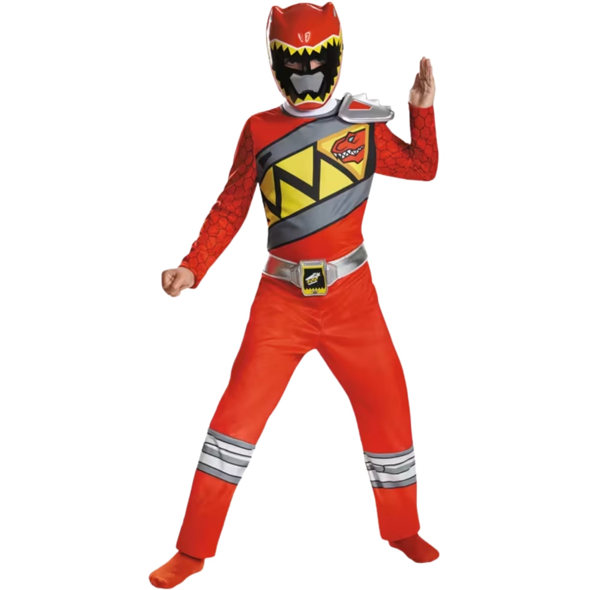 Kids Power Rangers Dino Super Charge Red Ranger Costume