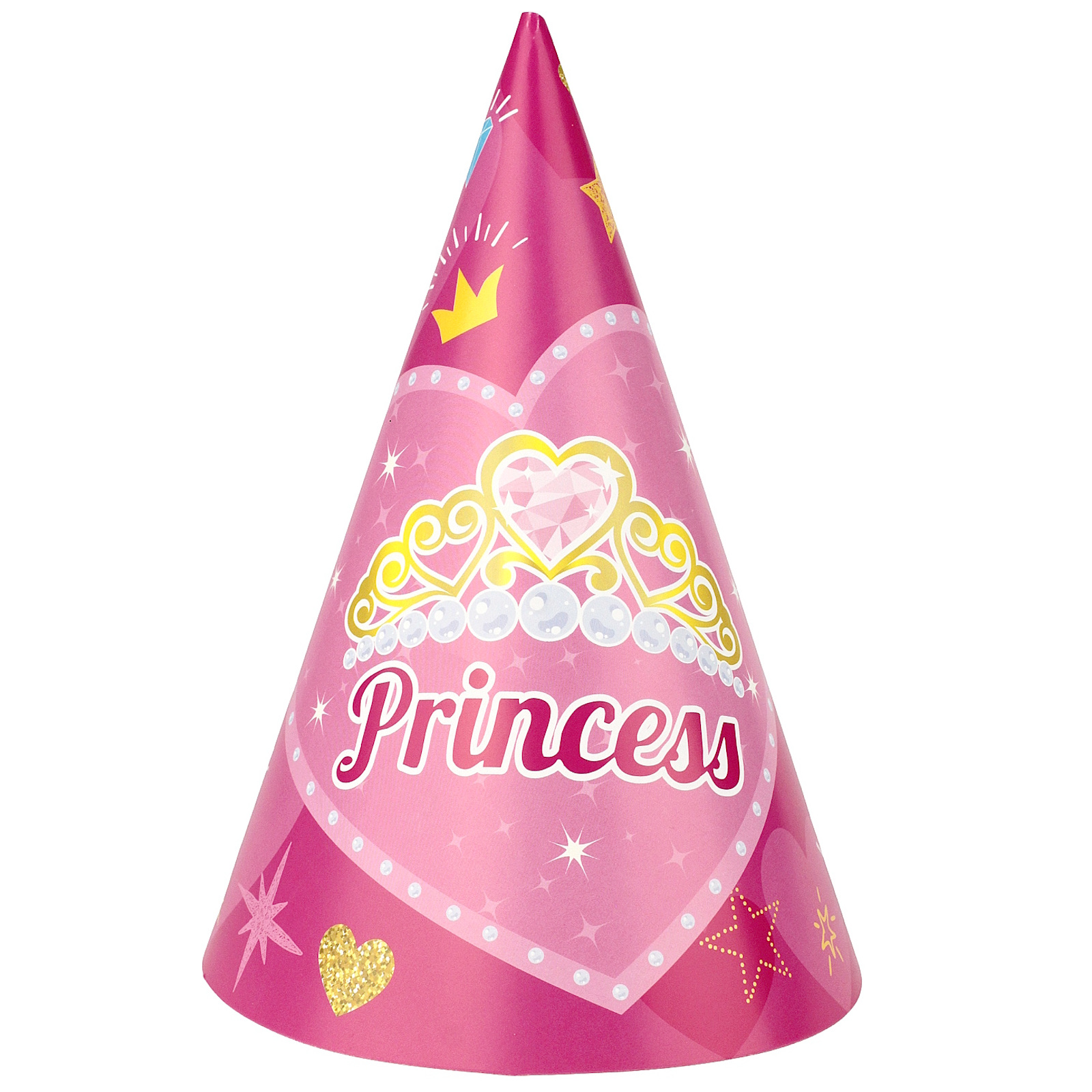Princess Tiara Party Hats (Pack of 6)