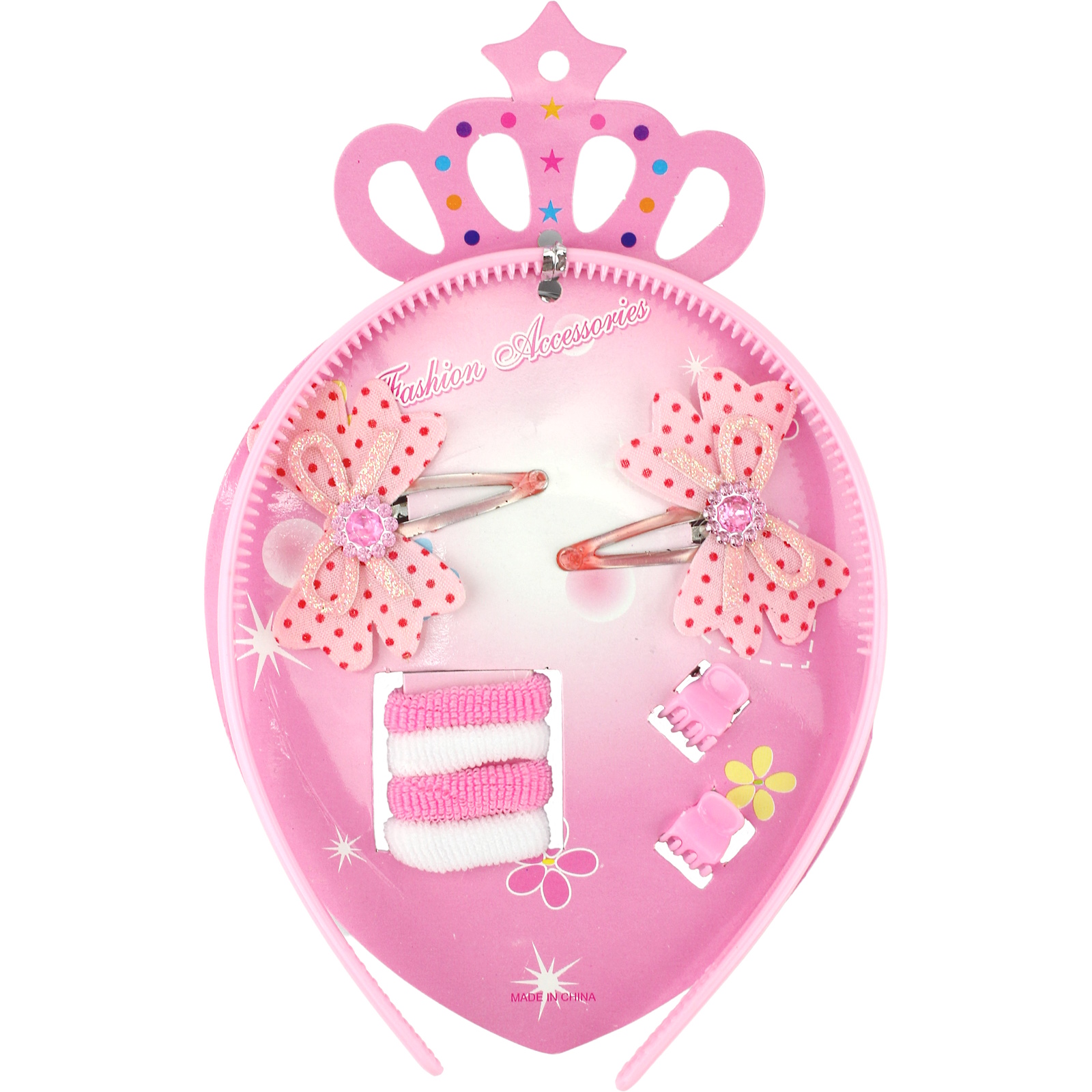 Sparkle Bows Accessories Set (9 pieces)