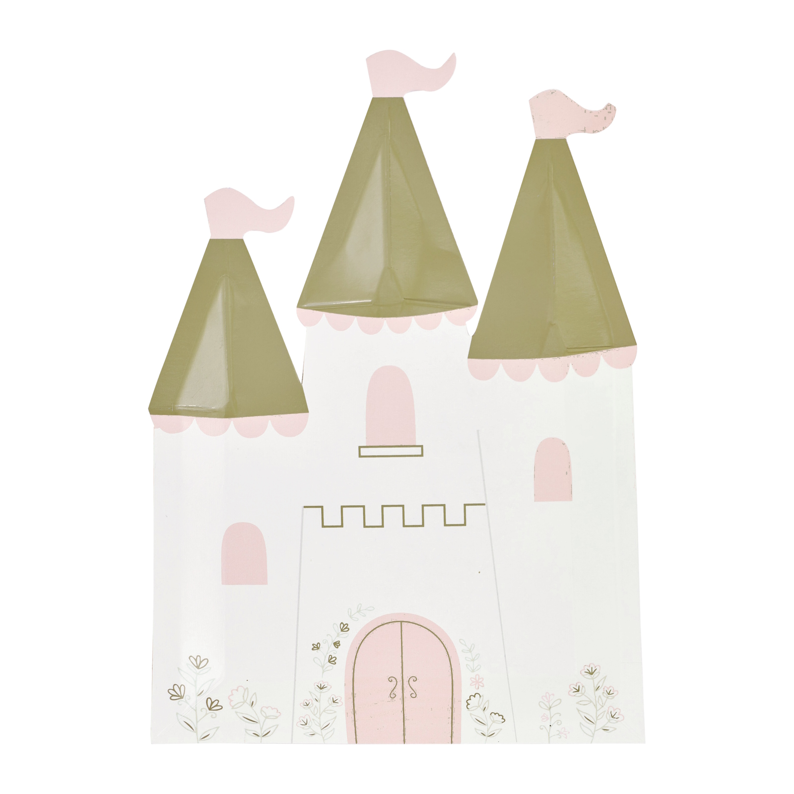 Ginger Ray Princess Party Castle Paper Plates (Pack of 8)