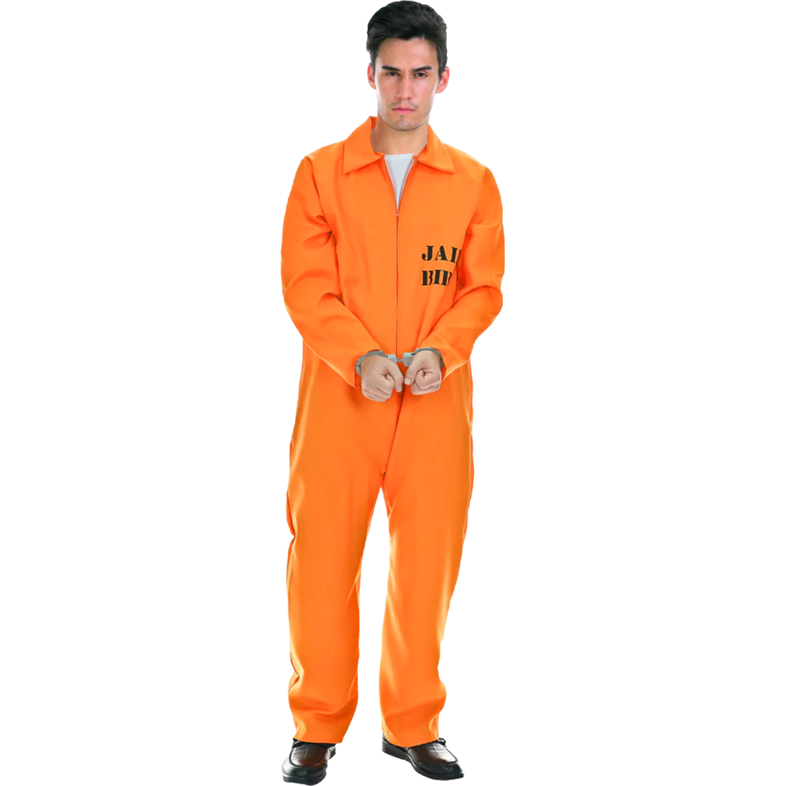 Orange Jailbird Mens Prisoner Costume