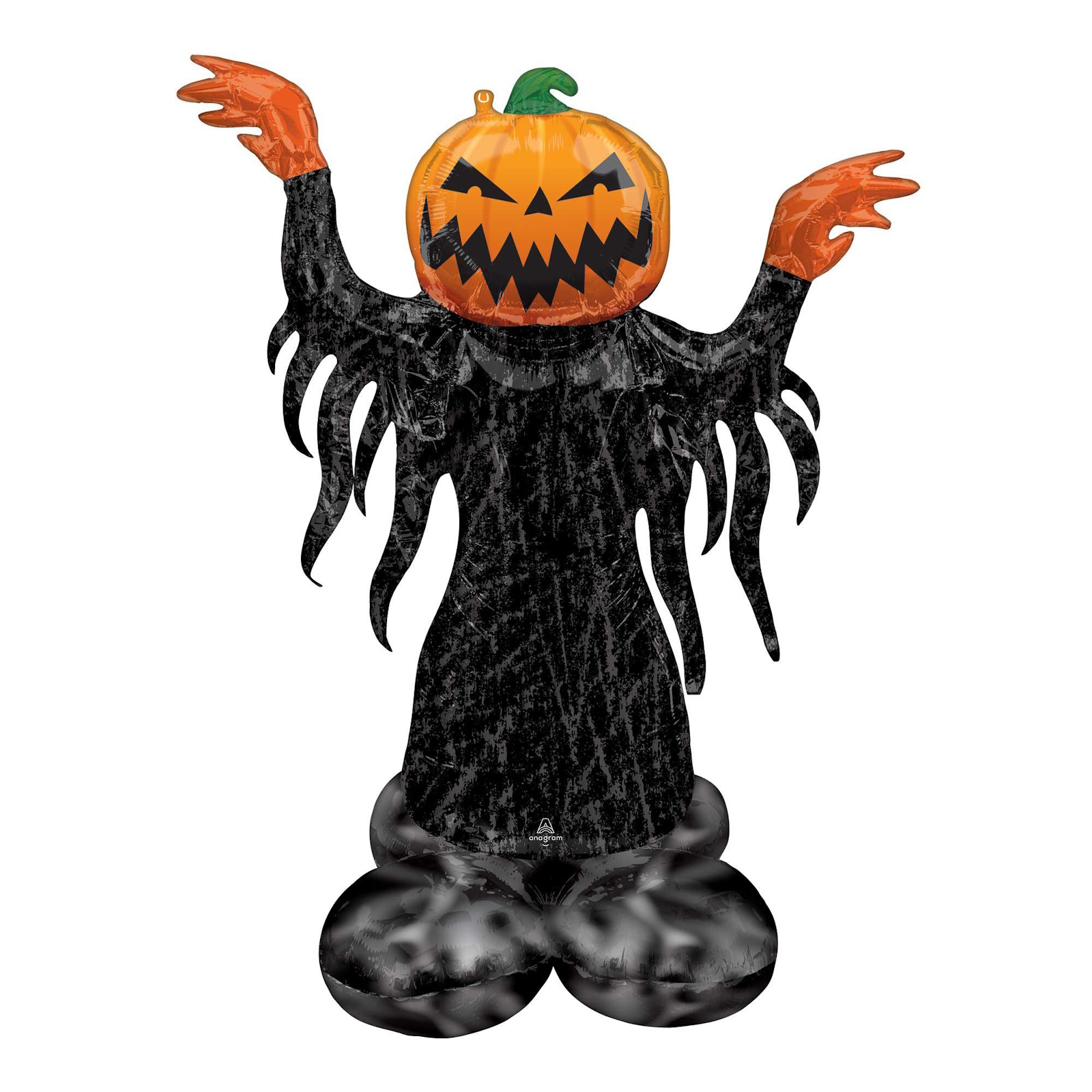 AirLoonz Pumpkin Head Ghost Foil Balloon