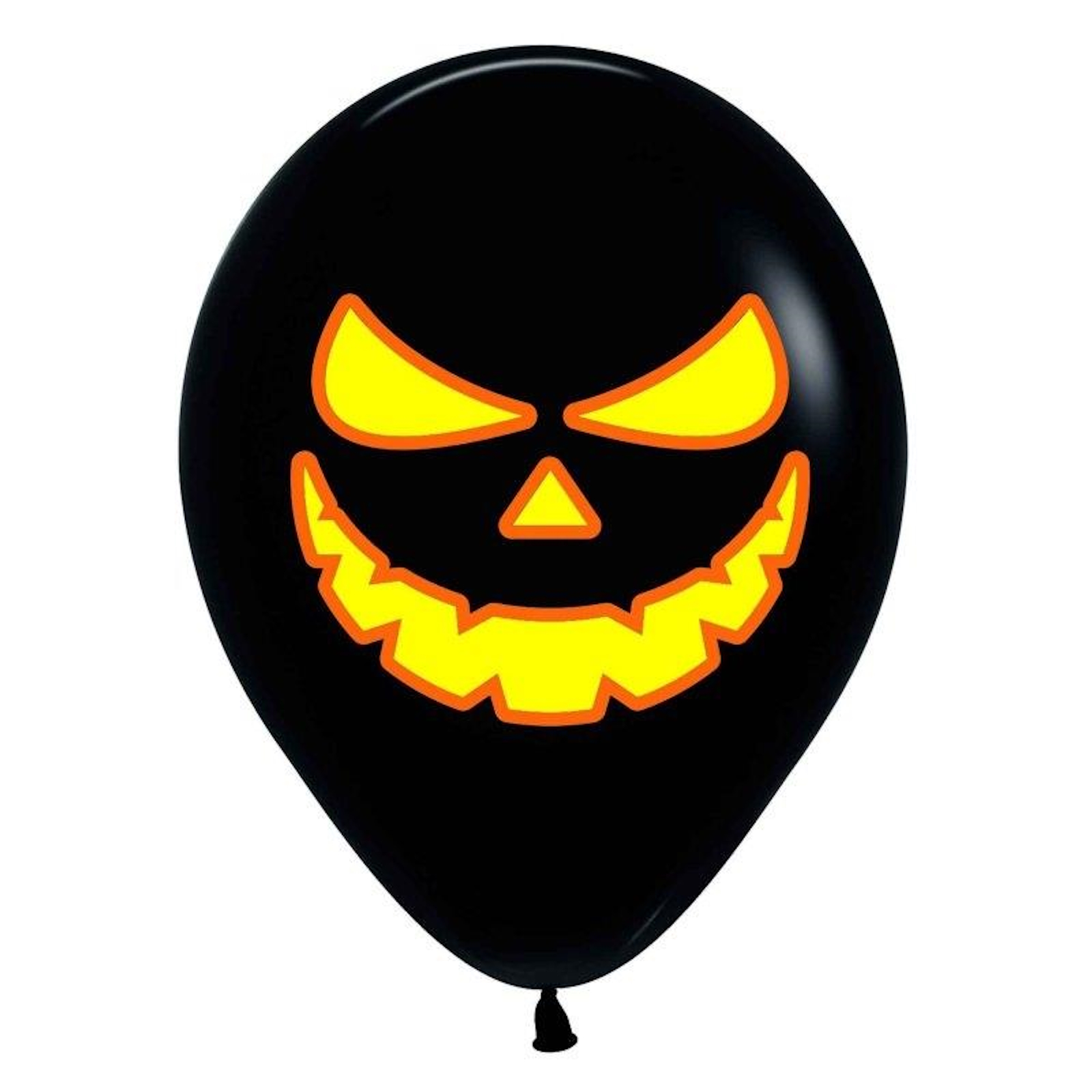 Sempertex Bright Pumpkin Scary Faces 30cm Latex Balloons Pack of 12