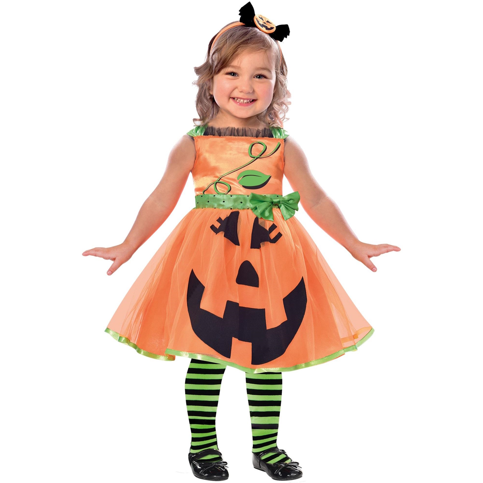 Cute Pumpkin Dress Girls Costume
