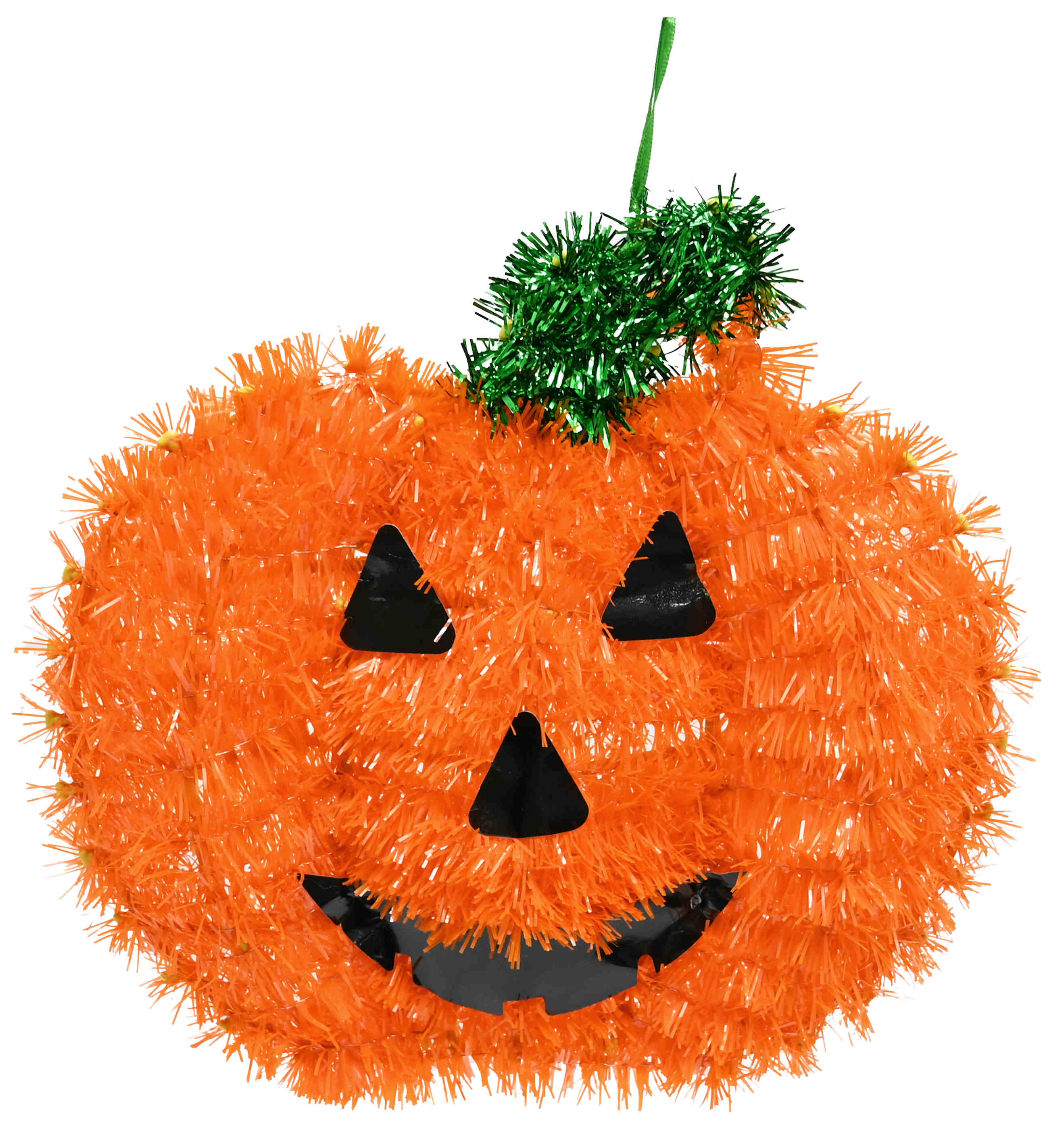 Halloween Pumpkin Tinsel Wall Decoration 