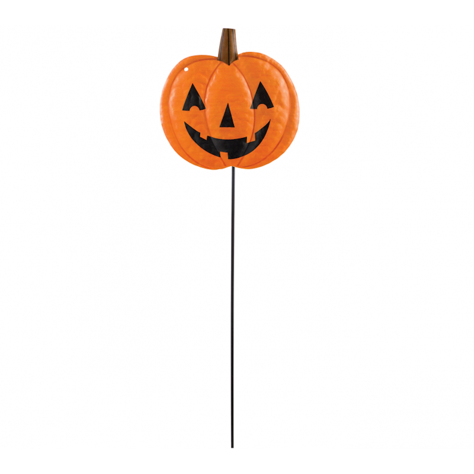 Pumpkin Small Metal Yard Stake