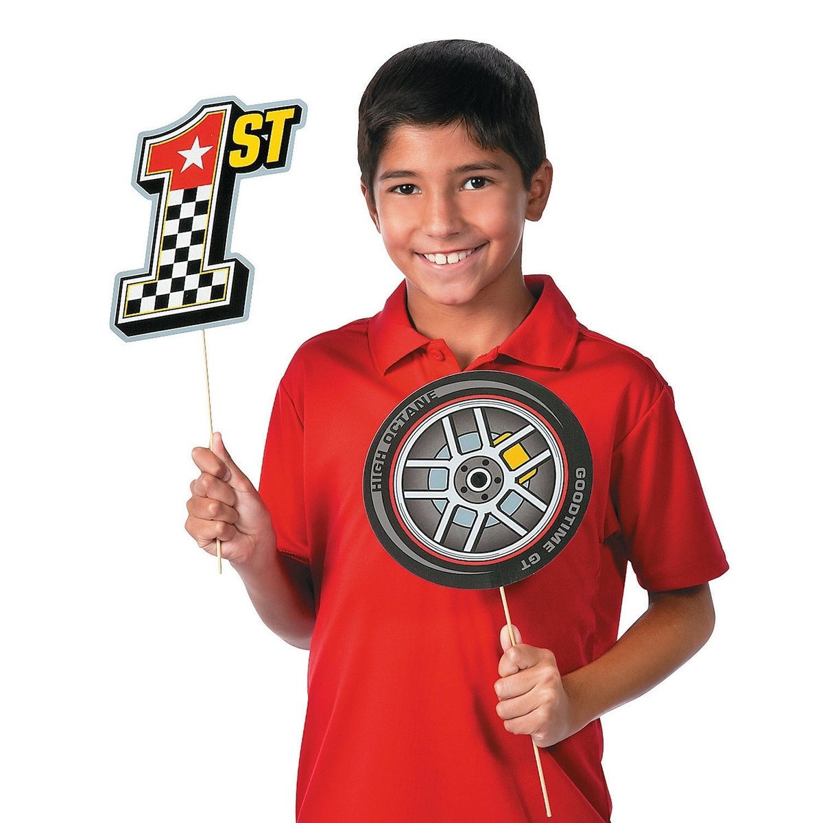 Racing Photo Booth Prop Set (Pack of 12) | Fashion For Fun - Fashion ...