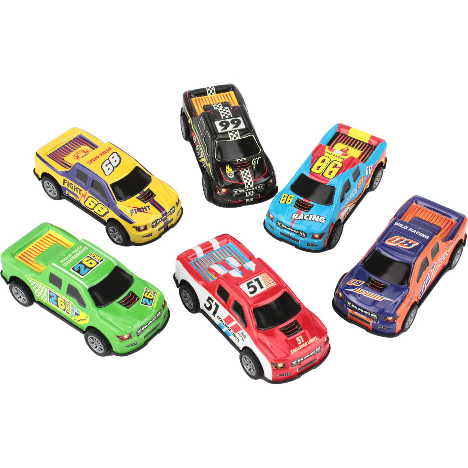 Pull Back Racing Cars (Pack of 6) 