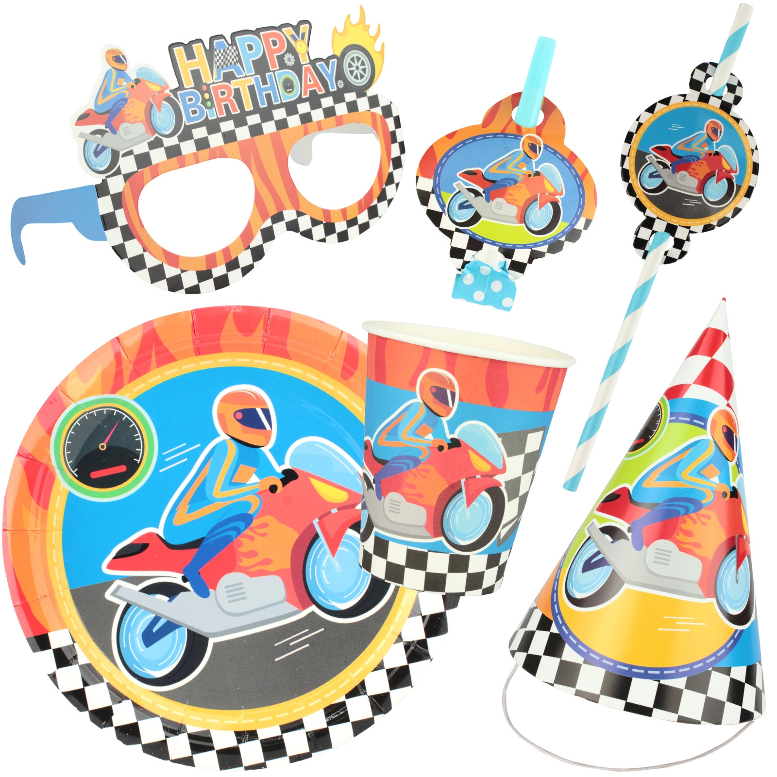 Motorcycle Party Pack (For 6 Guests)