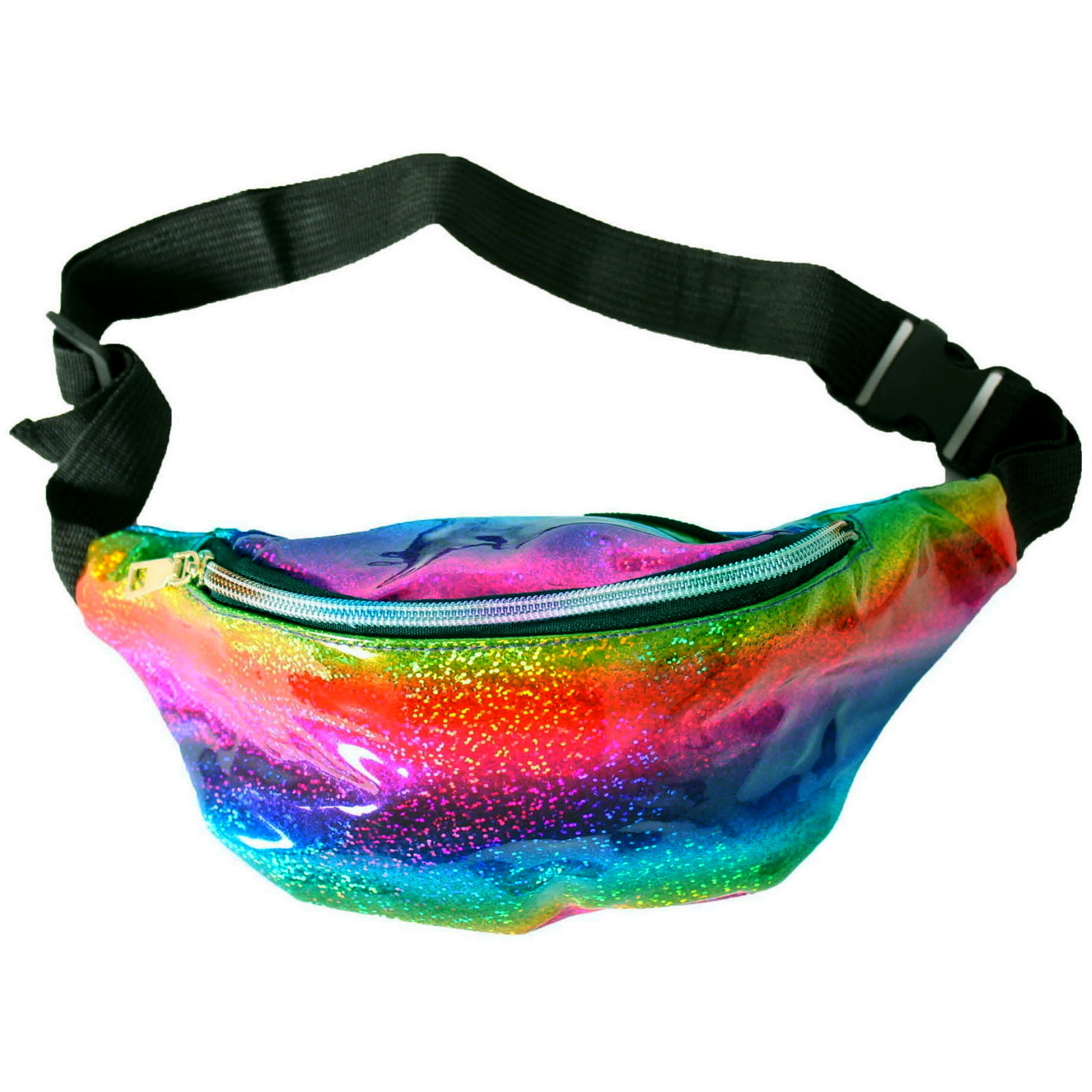 Rainbow Holographic Bum Bag