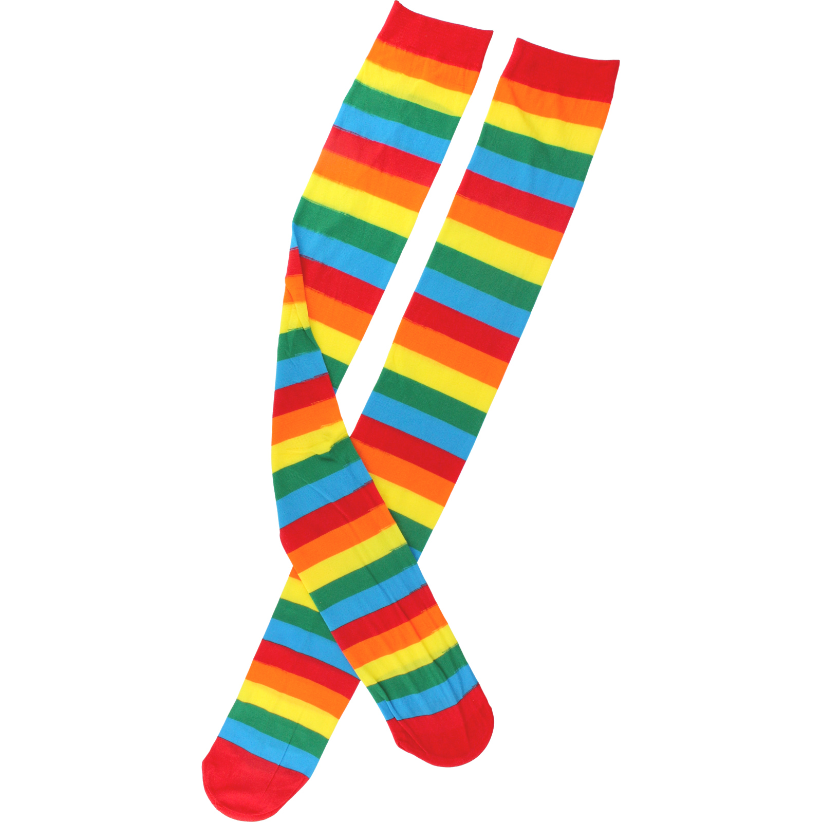 Rainbow Thigh High Stockings