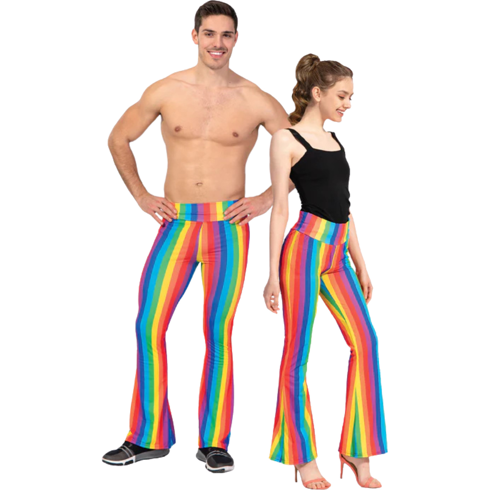 Rainbow Flare Pants Adult Costume 
