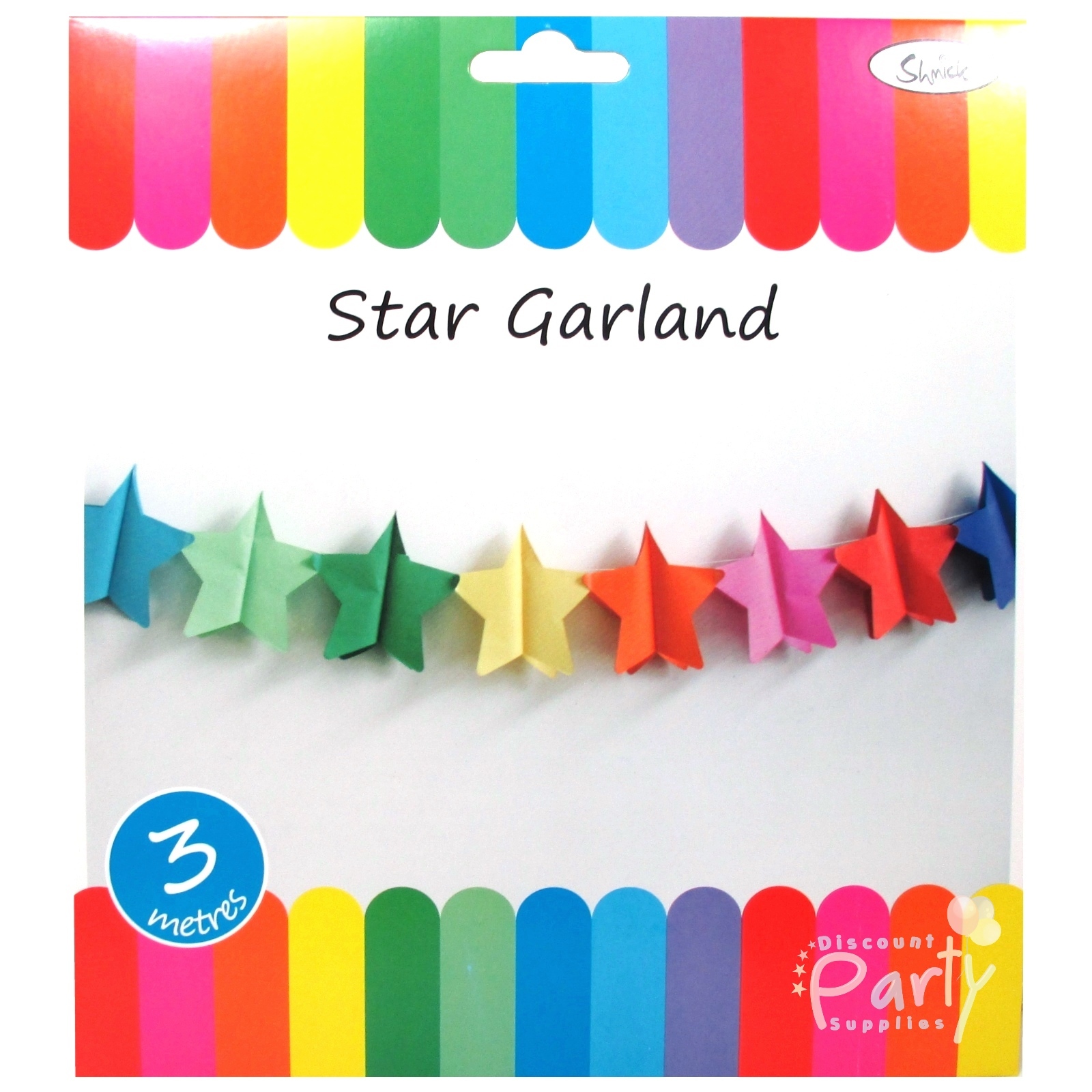 Rainbow Star Garland Banner