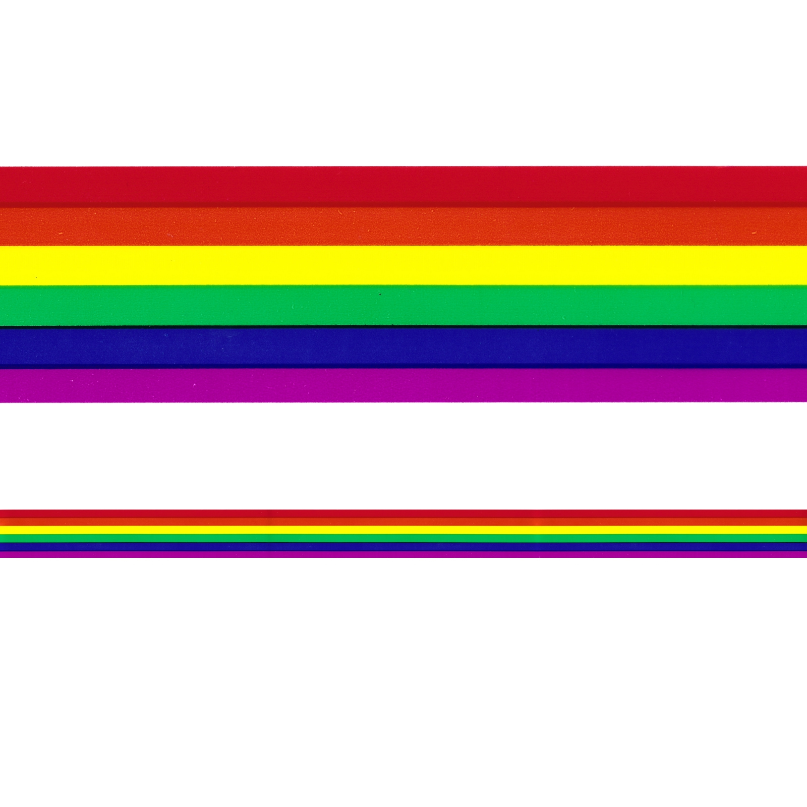 Rainbow Plastic Party Tape