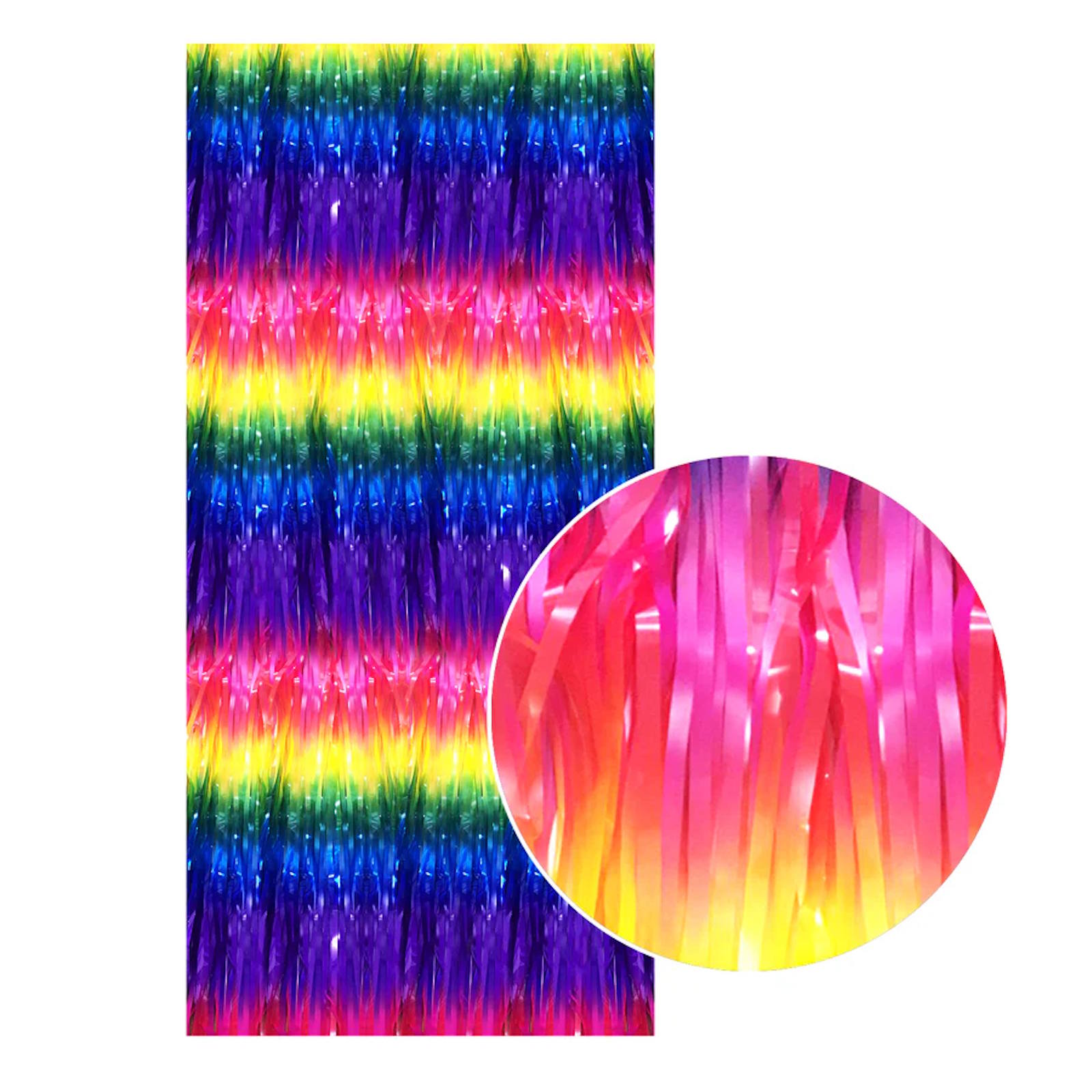 Rainbow Backdrop Curtain 100cm x 200cm
