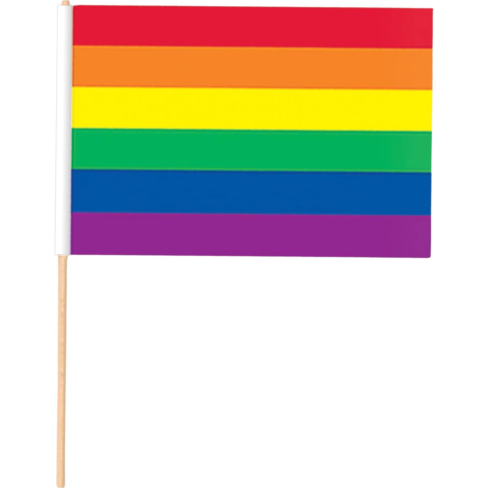 Rainbow Handheld Flag 15cm x 25cm