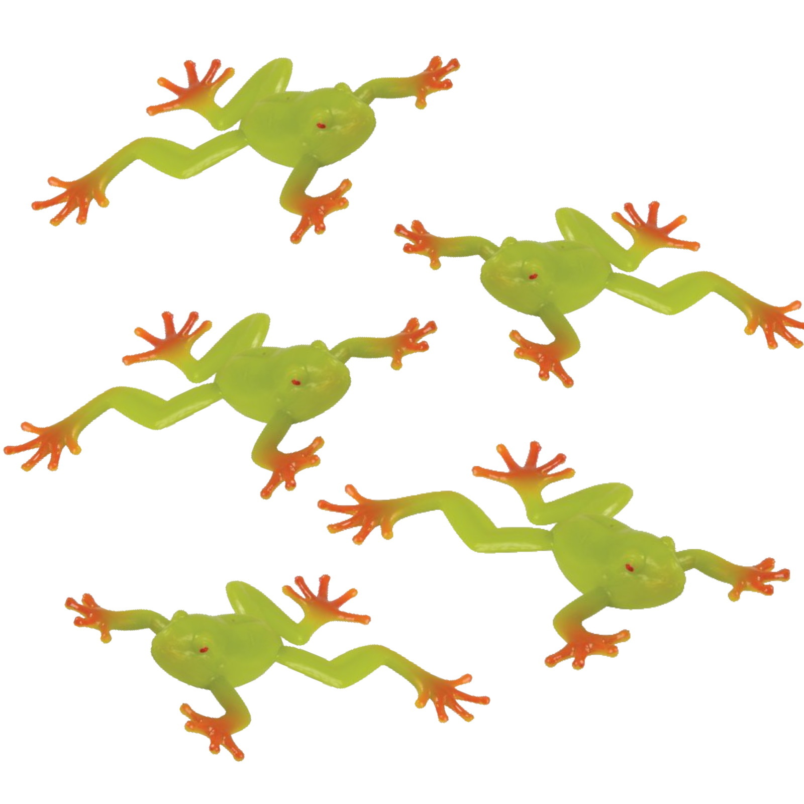 Mini Plastic Tree Frogs (Pack of 12)
