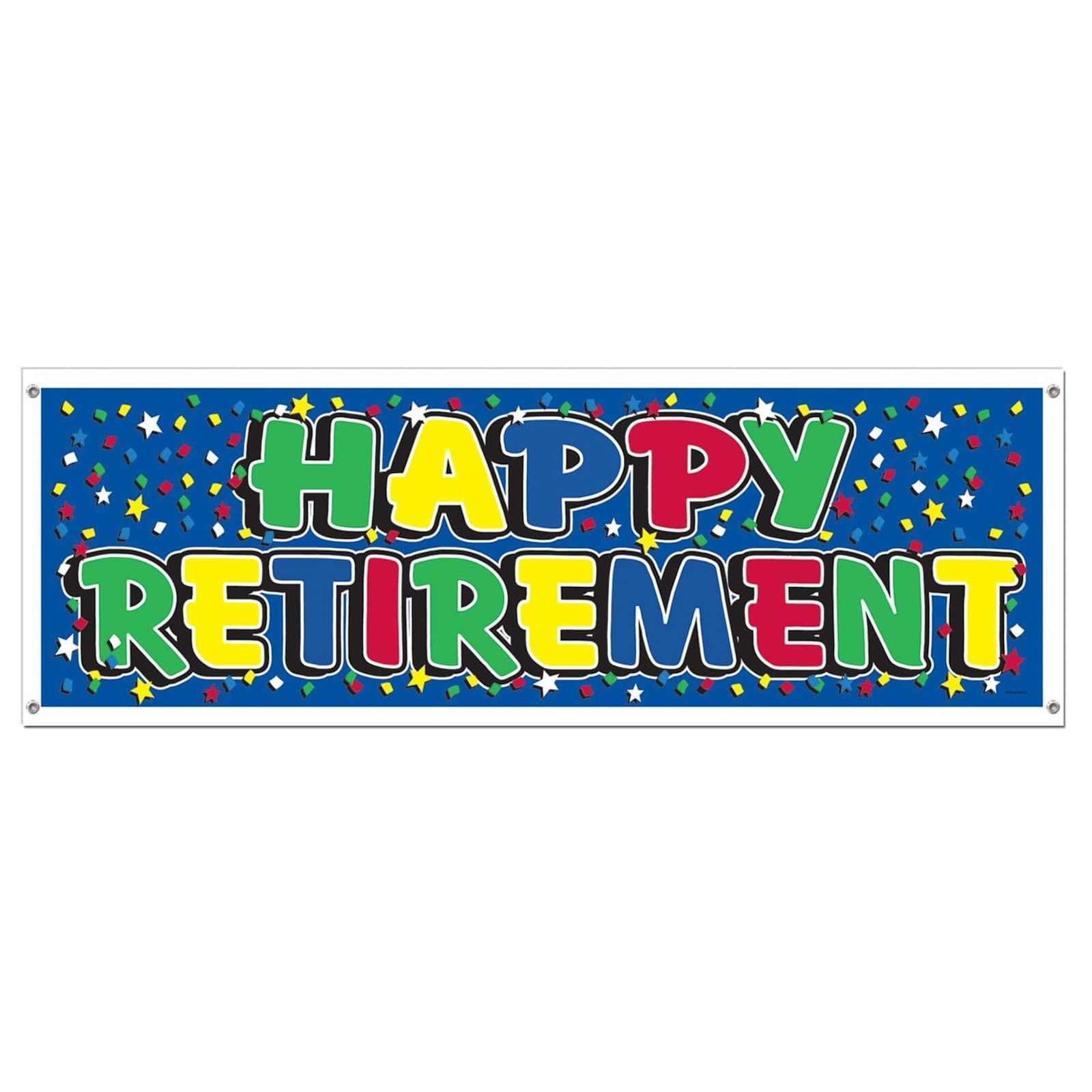 Happy Retirement Jumbo Sign Banner
