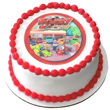 Roary The Racing Car Edible Icing Cake Decoration
