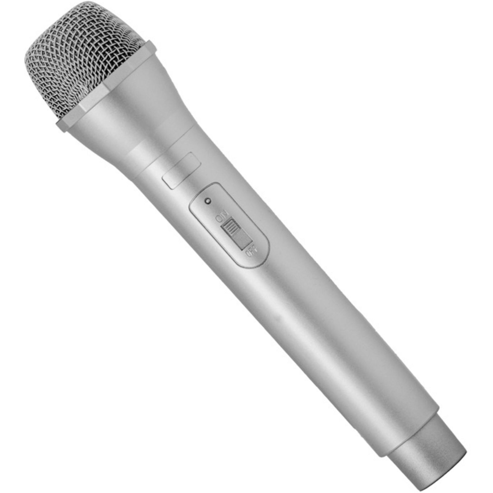 Silver Microphone Prop 