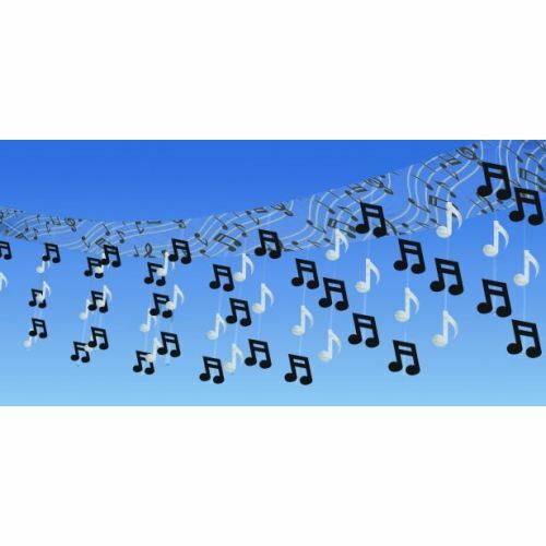 Rock and Roll/Disco Music Notes Ceiling Decoration