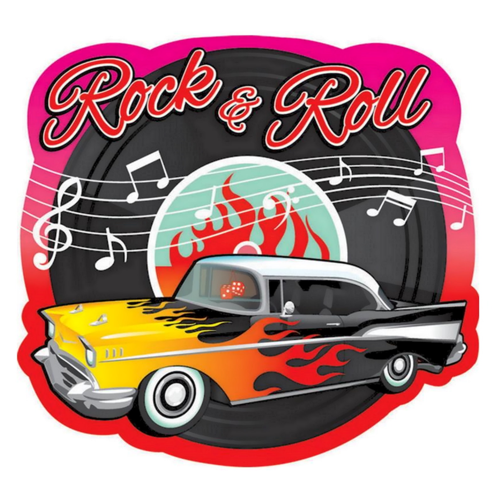 Classic 50's Rock and Roll Cardboard Cutout