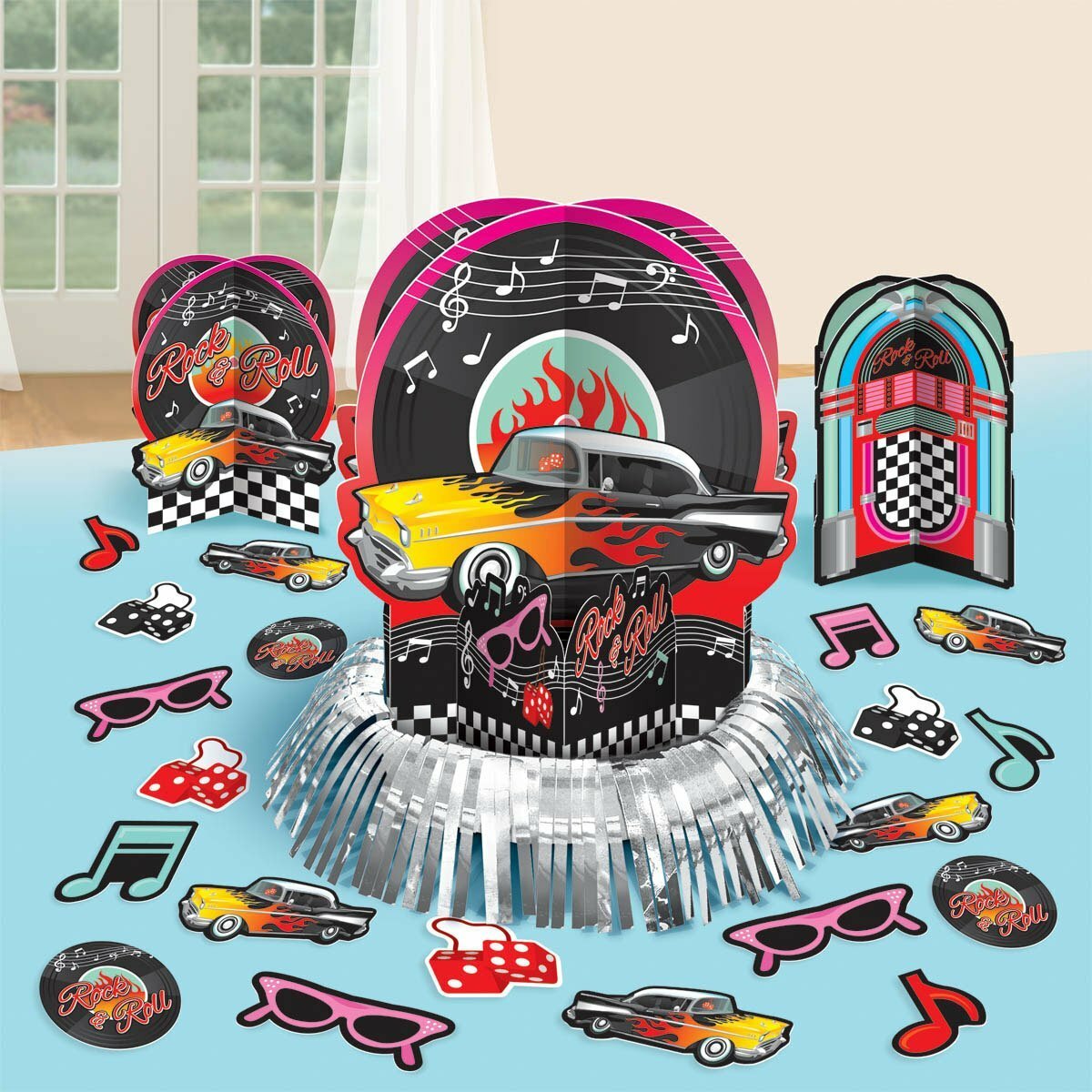 Classic 50's Rock and Roll Table Decorating Kit