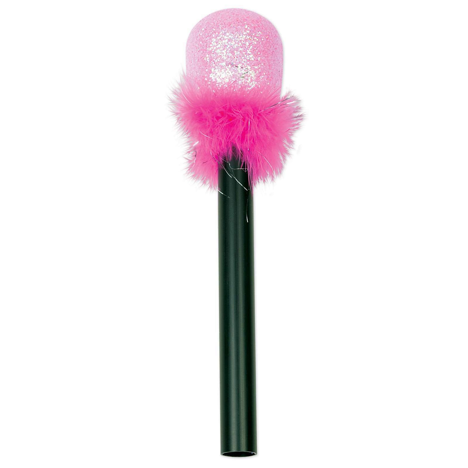 Pink Glittered Microphone