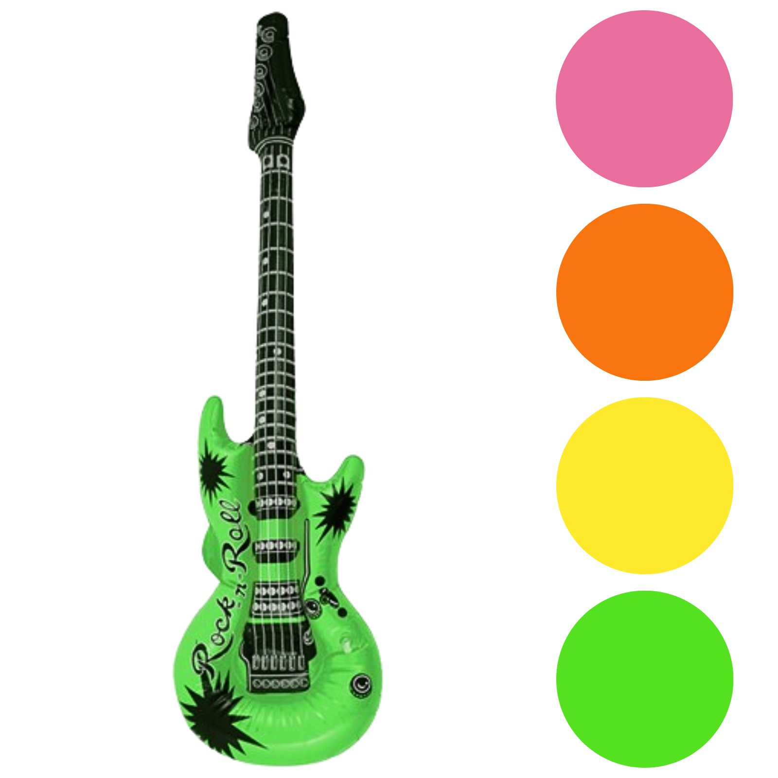 Inflatable Neon Guitar (1 Only) 