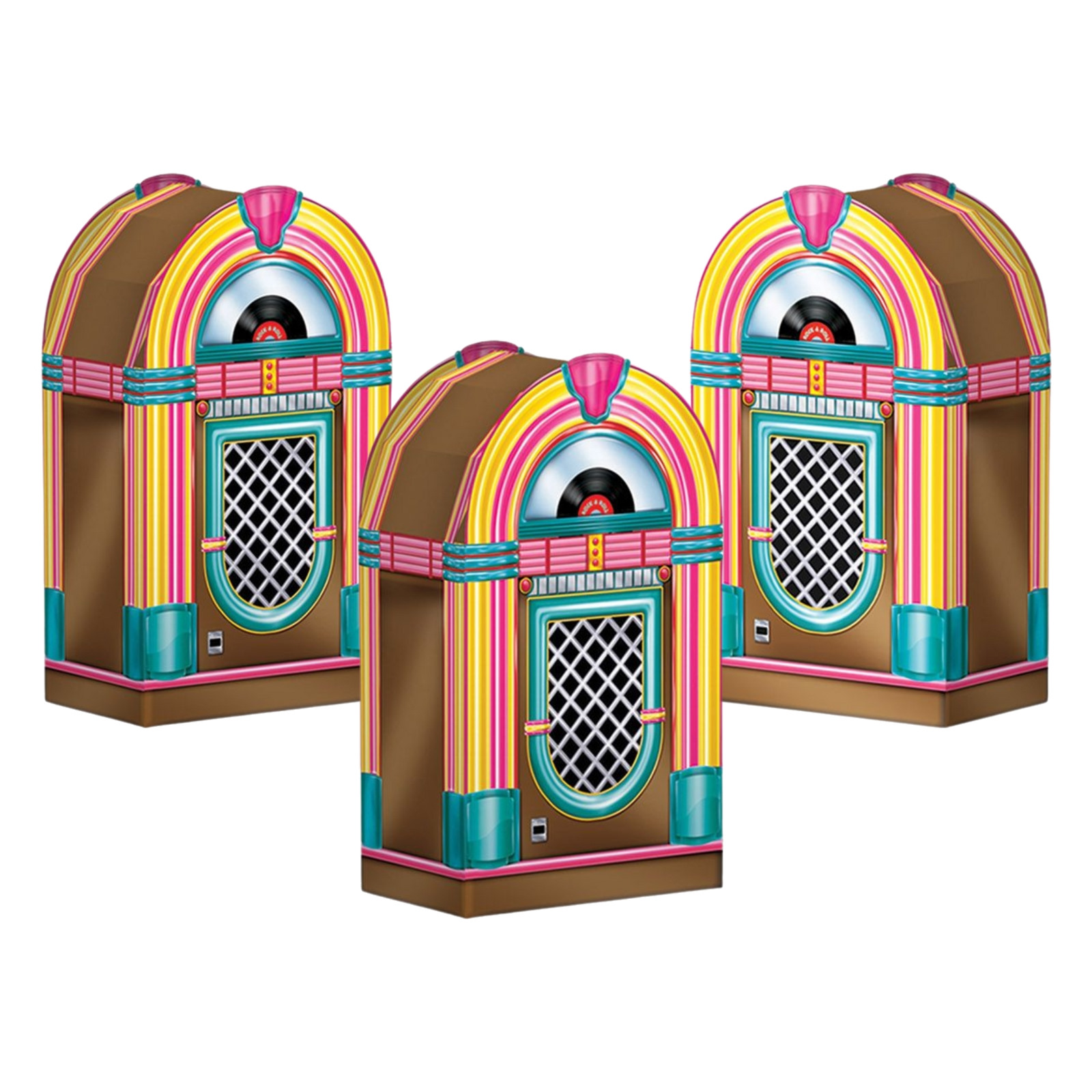 Jukebox Lolly/Treat Boxes (Pack of 3)