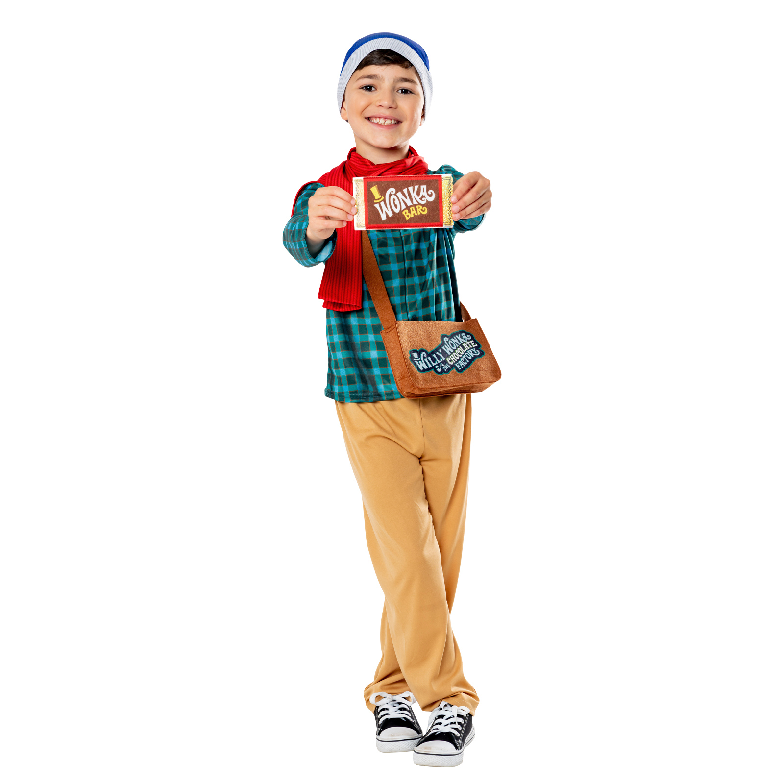 Willy Wonka and the Chocolate Factory Charlie Bucket Kids Costume 6-8 Years