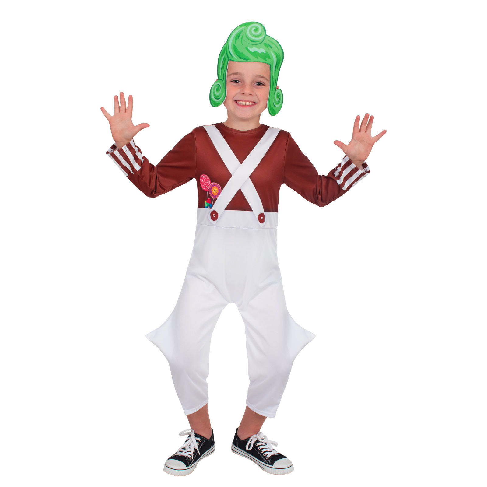 Willy Wonka and the Chocolate Factory Oompa Loompa Kids Costume 18-36 Months