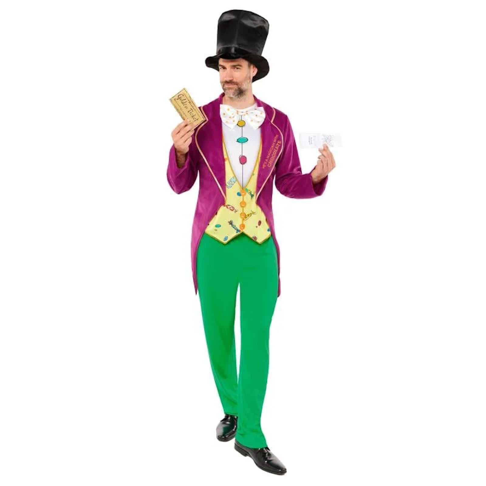 Roald Dahl Charlie and The Chocolate Factory Willy Wonka Adult Costume