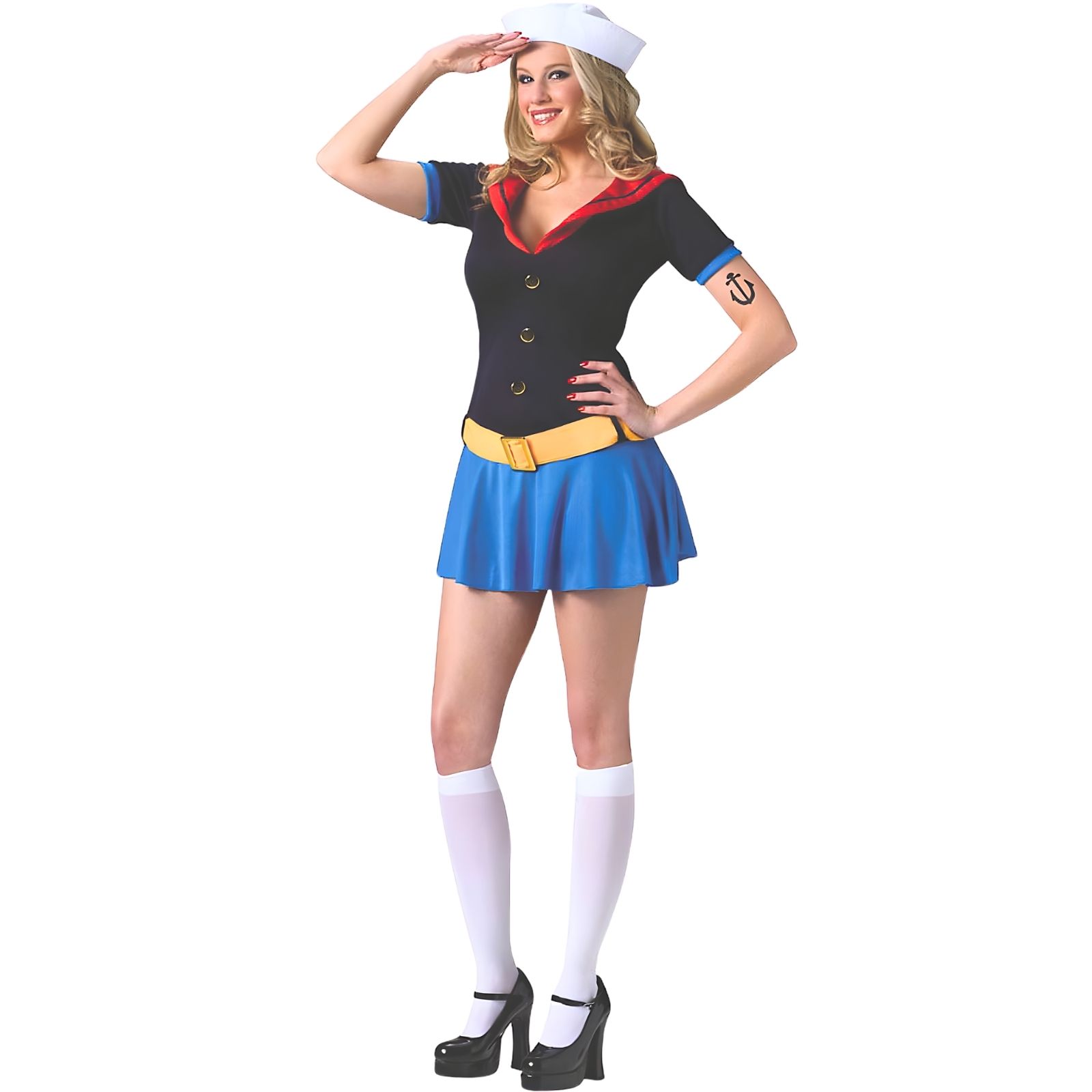Women's Ms Popeye Costume Small/Medium