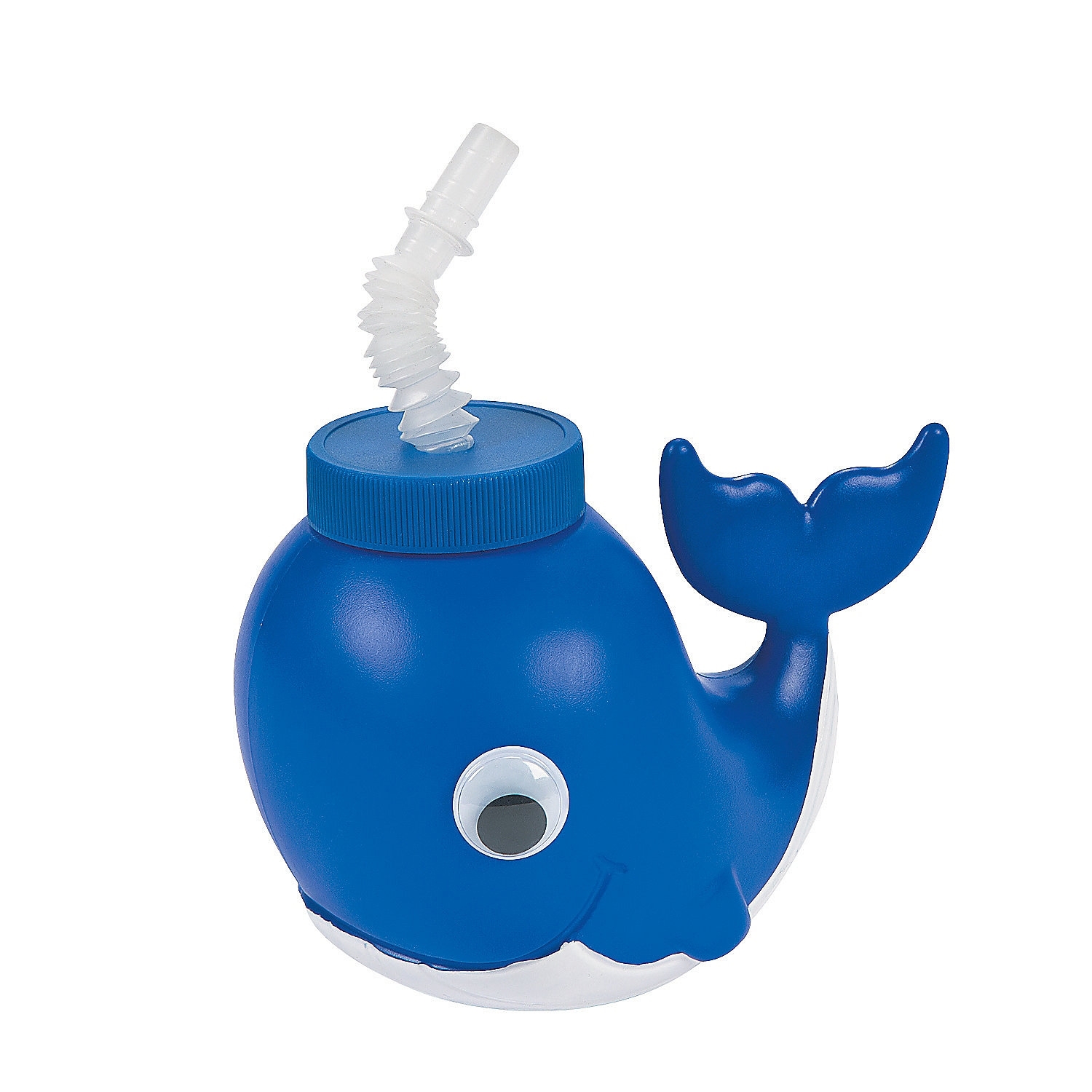 Whale Novelty Cup with Straw