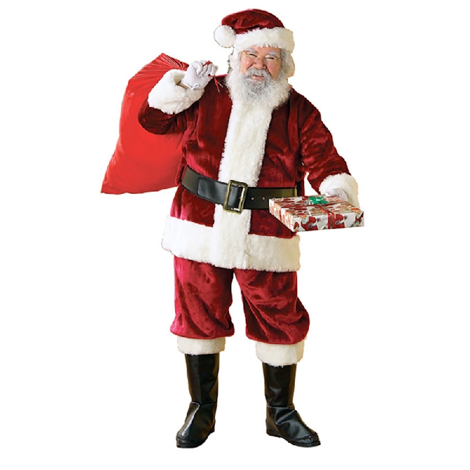 Santa Suit Crimson Regency Deluxe Adult Costume