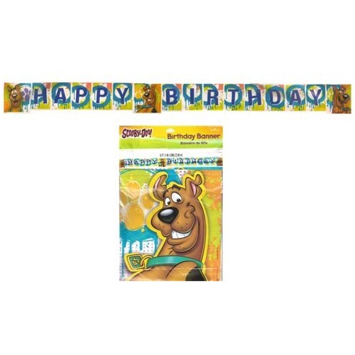 Scooby Doo Happy Birthday Banner