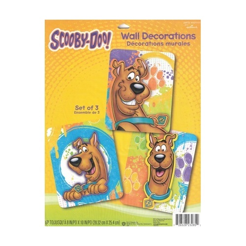 Scooby Doo Wall Decorations (Set of 3)