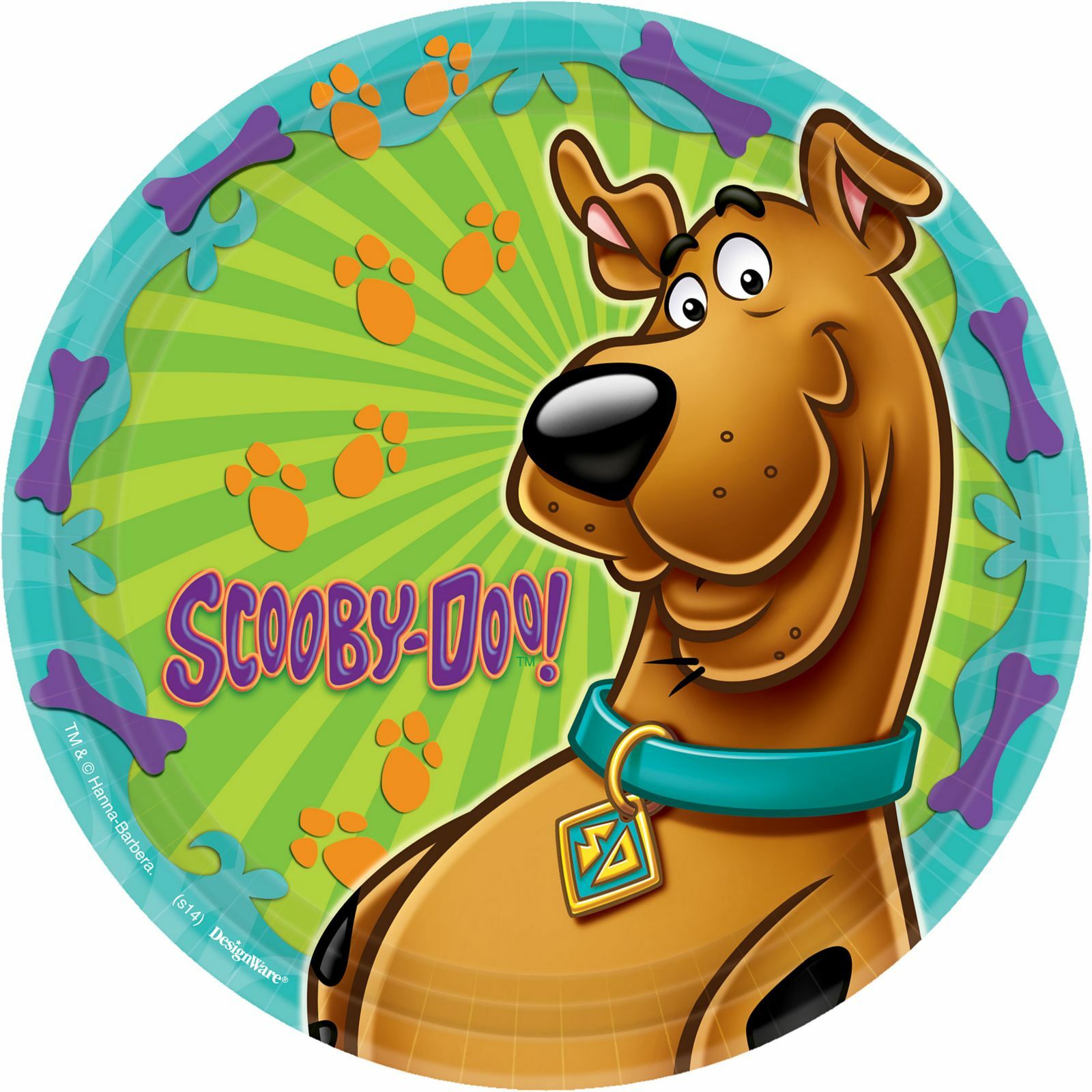 Scooby Doo Large Paper Plates (Pack of 8)